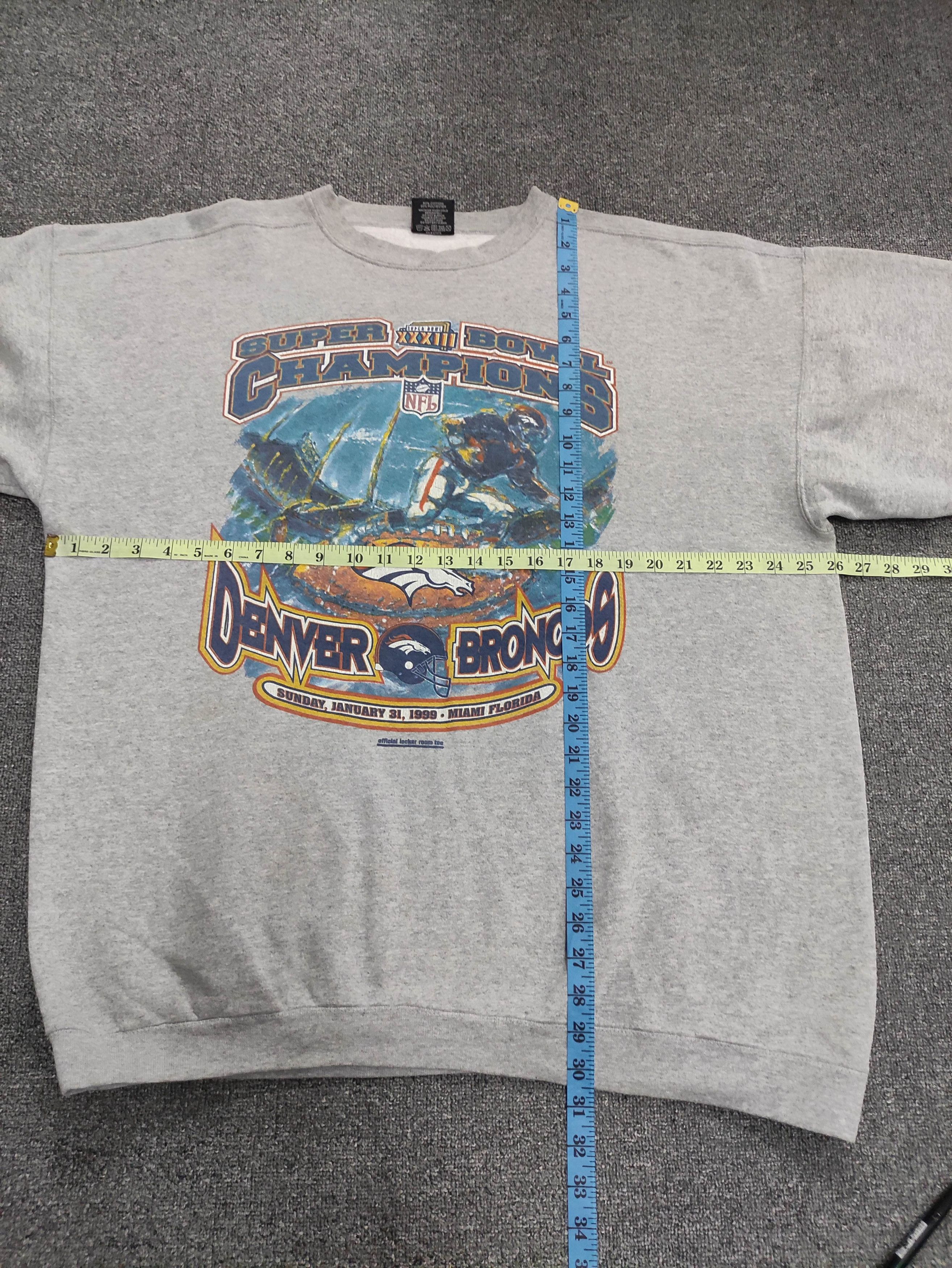 Starter Vintage Starter Denver Broncos Super Bowl Sweatshirt Size US XL / EU 56 / 4 - 15 Thumbnail
