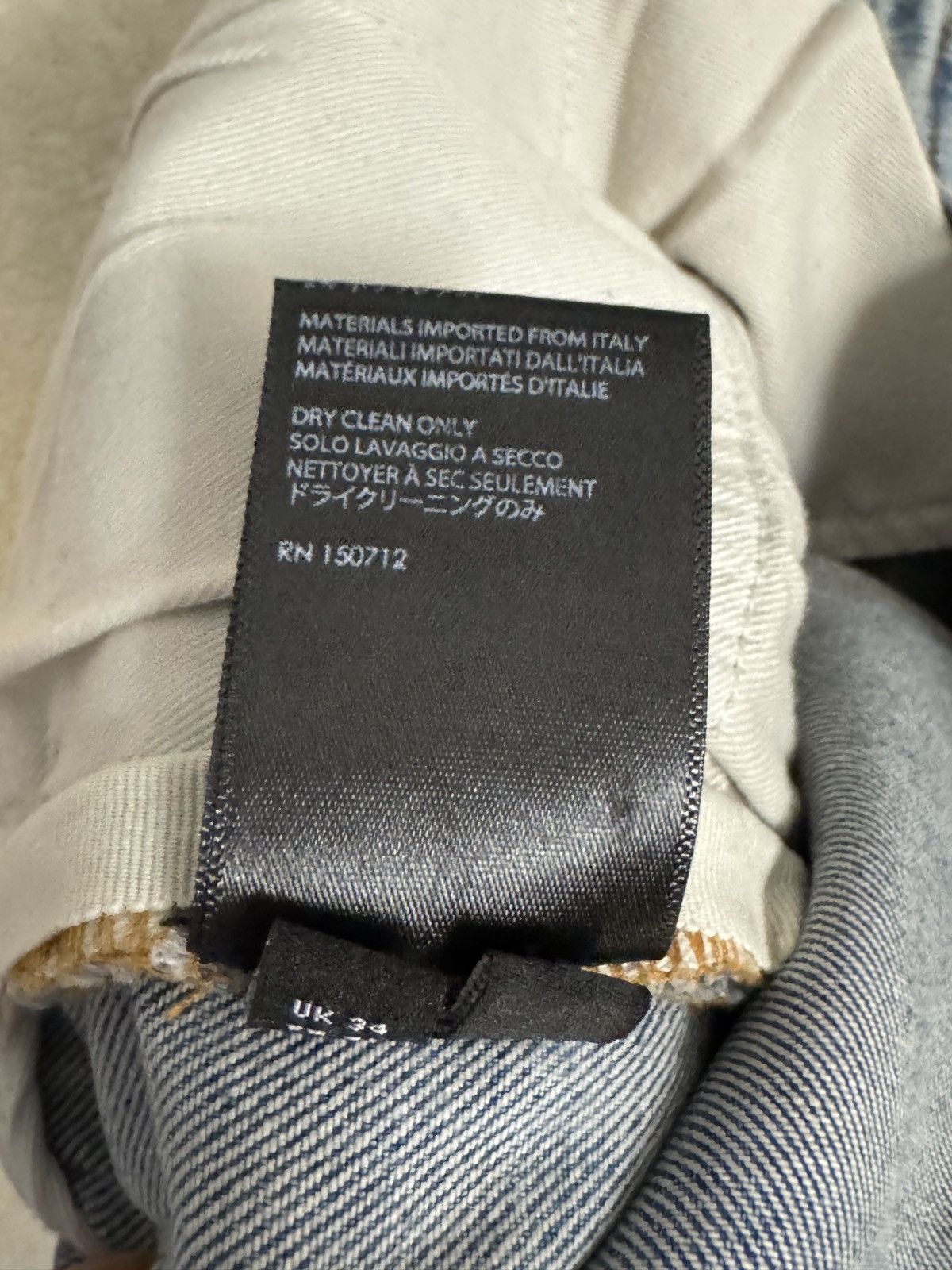 Amiri 💠Amiri💠 LOGO JEANS INDIGO (34) Size US 34 / EU 50 - 5 Thumbnail