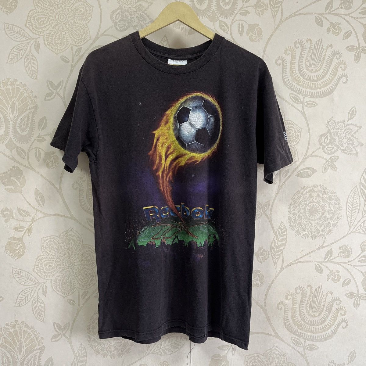 Reebok Vintage 1990s Reebok Soccer Field TShirt Size US M / EU 48-50 / 2 - 3 Thumbnail