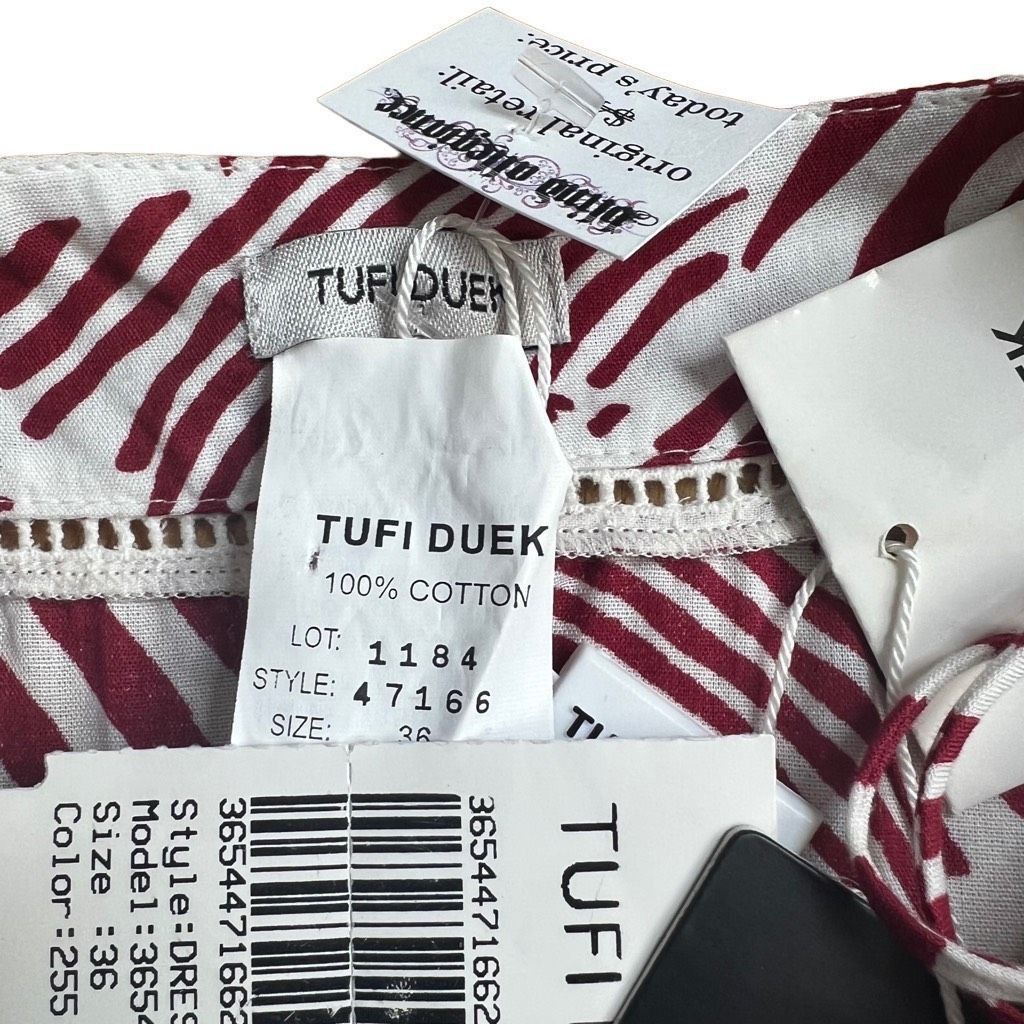 TUKI NWT Tufi Duek Cotton Dress XS (054) Size XS / US 0-2 / IT 36-38 - 11 Thumbnail