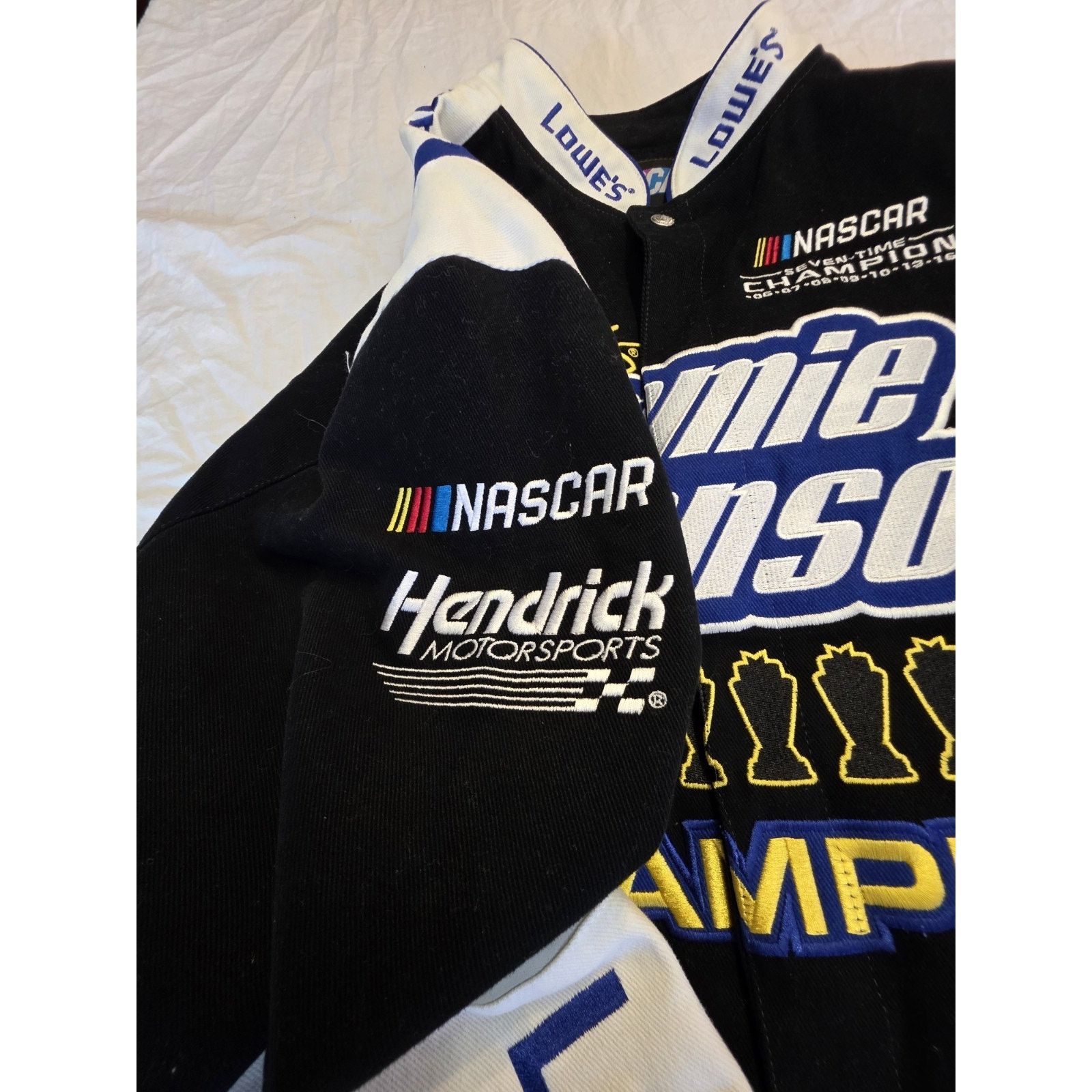 NASCAR Jimmie Johnson #48 7x Championship Motorsports Jacket XL Size 40 - 3 Thumbnail