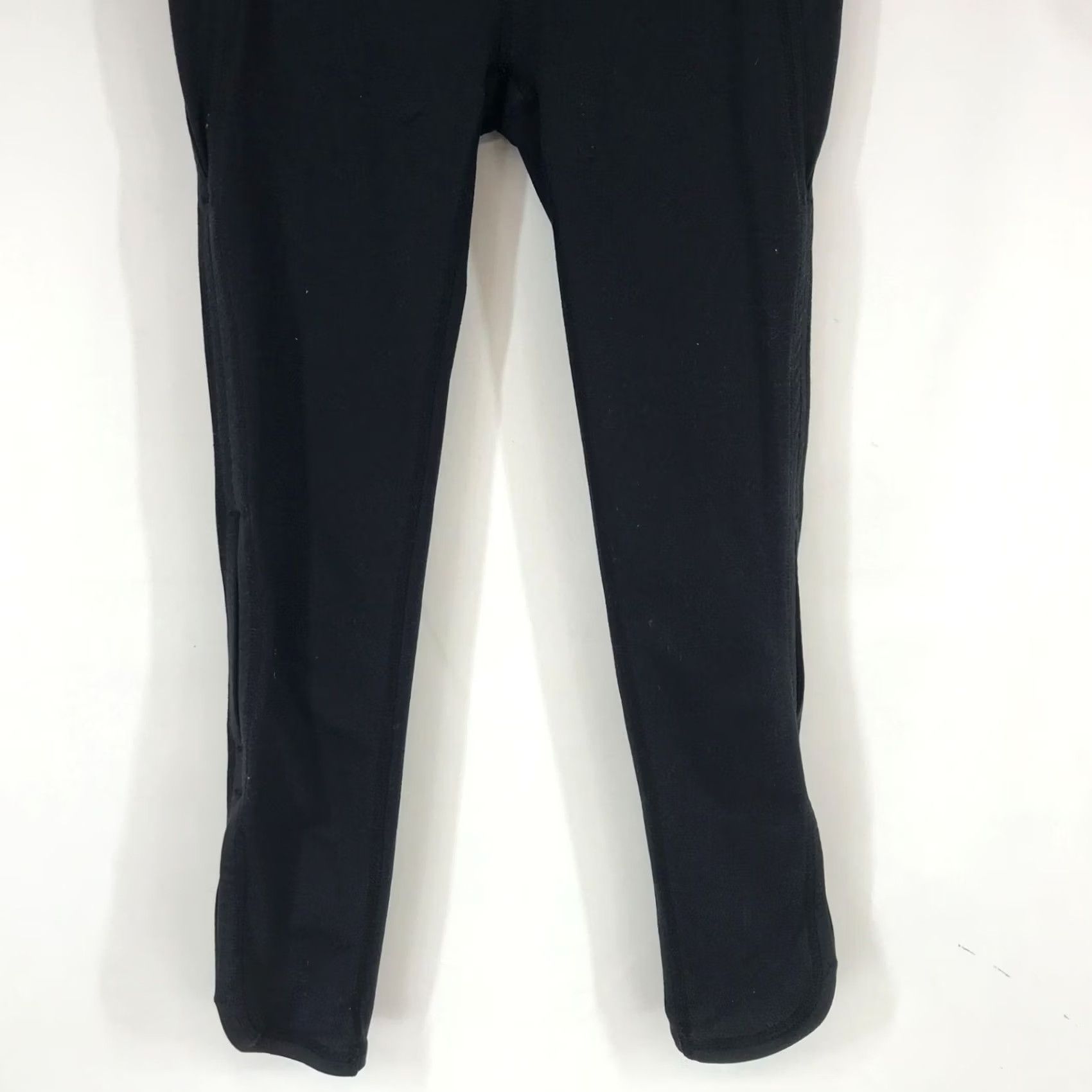 Free People FREE PEOPLE WOMEN'S SMALL BLACK ELASTIC WAIST STRETCH LEGGINGS PANTS Size 28" / US 6 / IT 42 - 3 Thumbnail