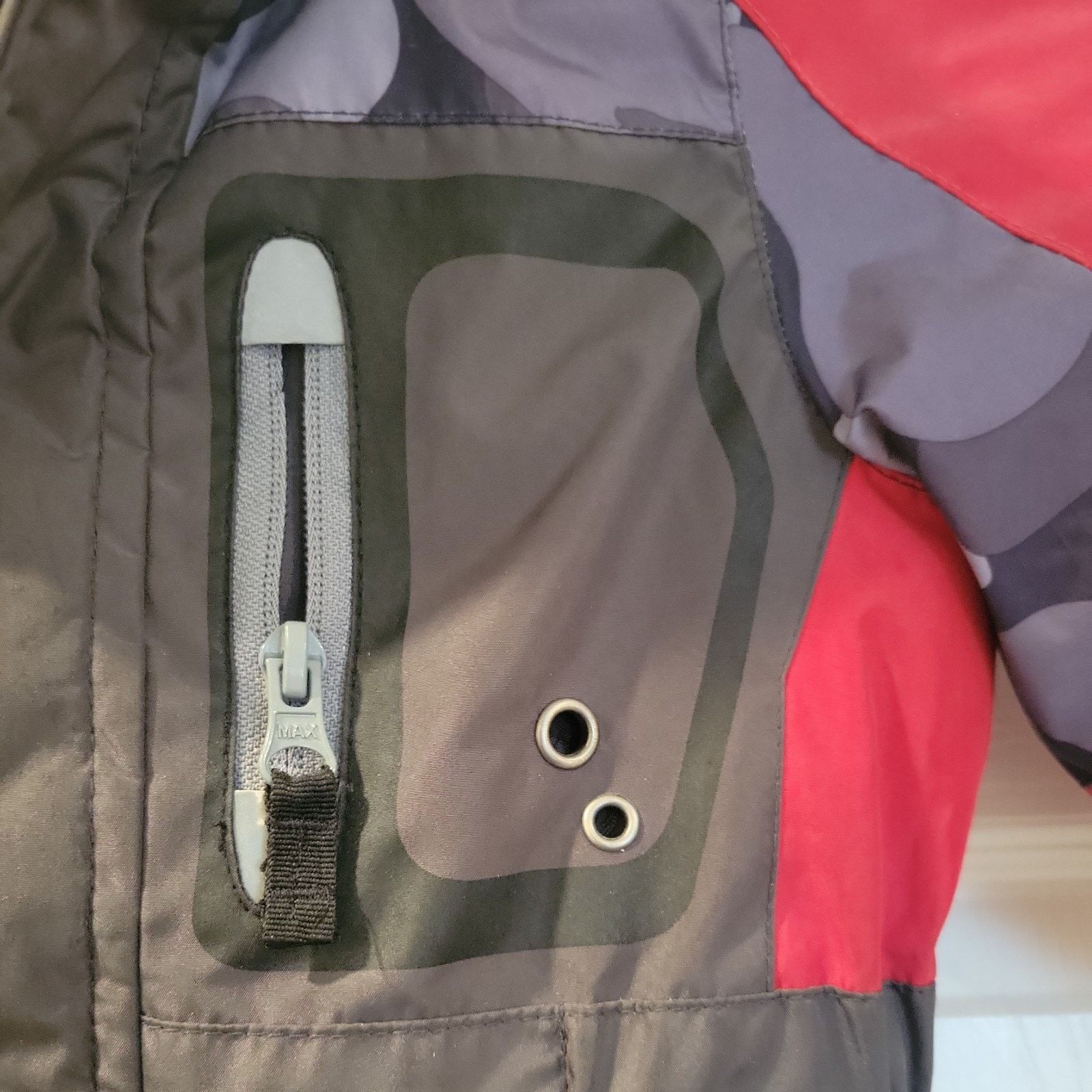 London Fog London Fog Perfect Fleece Lined Zipper Jacket 2T Grey Camo Size XXS / US 00 / IT 34 - 6 Thumbnail