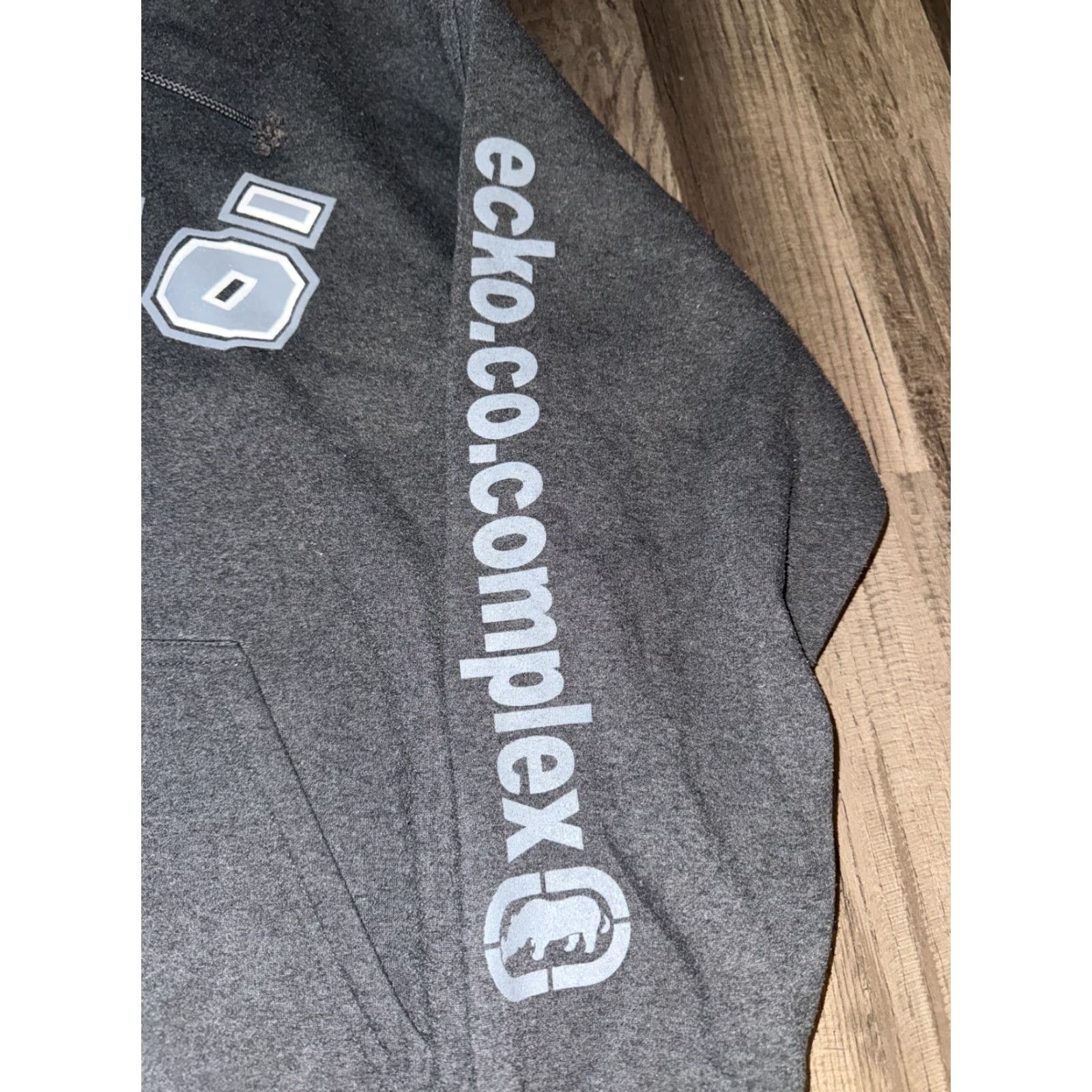 Vintage VINTAGE Ecko Unltd Hoodie Mens XL Gray Pullover Decades Y2K 24x28 Complex.com Size US XL / EU 56 / 4 - 2 Thumbnail