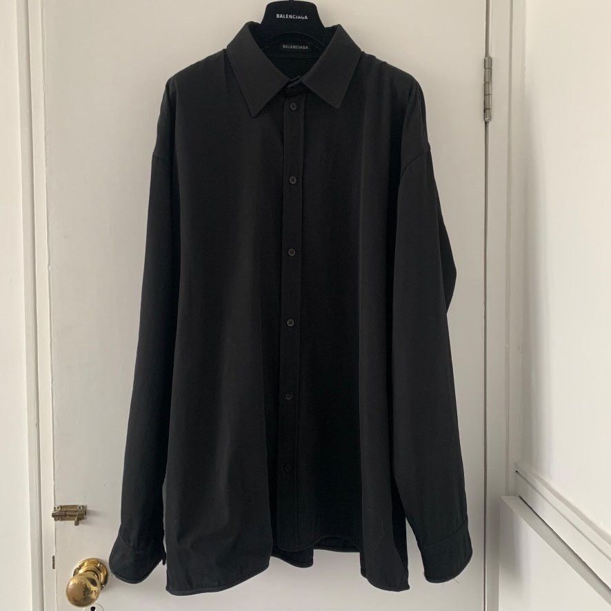 image of Balenciaga Staff Uniform Shirt in Black, Men's (Size Medium)