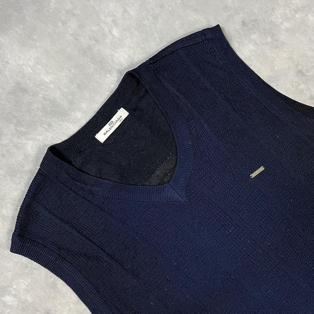 Balenciaga 2000s Archival Balenciaga BB Embroidery Pattern Knitwear y2k Size US M / EU 48-50 / 2 - 4 Thumbnail
