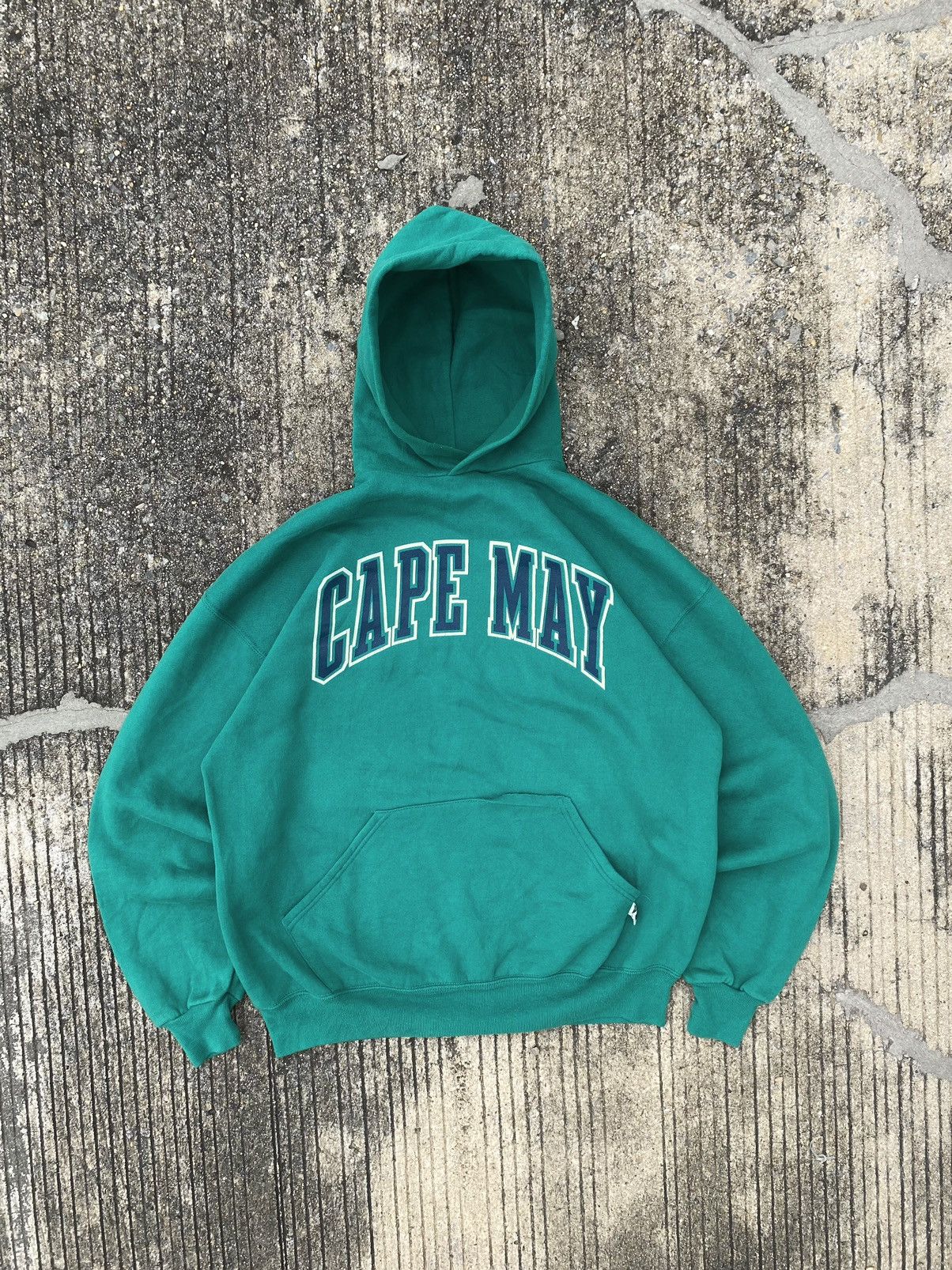 Russell Athletic Vintage Russell Athletic Hoodie Mint Green Size US XL / EU 56 / 4 - 1 Thumbnail