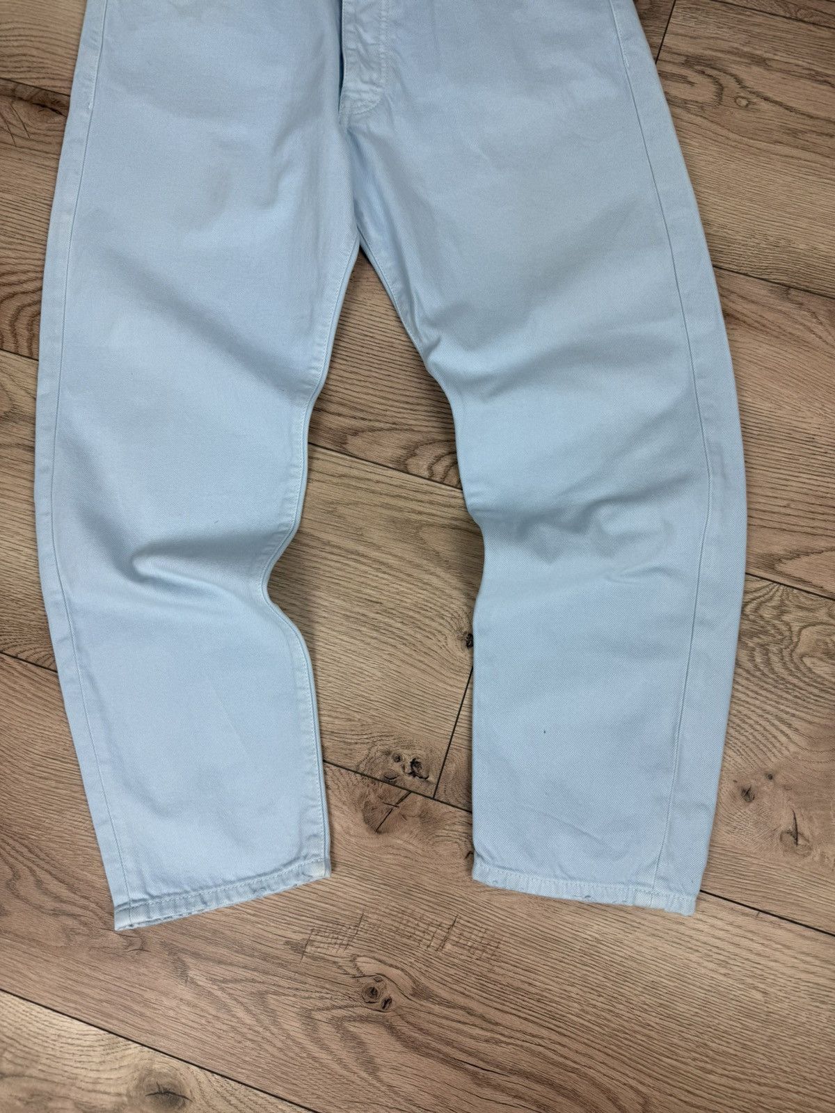 Prada Prada Logo Cotton Blue Pants Size US 34 / EU 50 - 9 Thumbnail