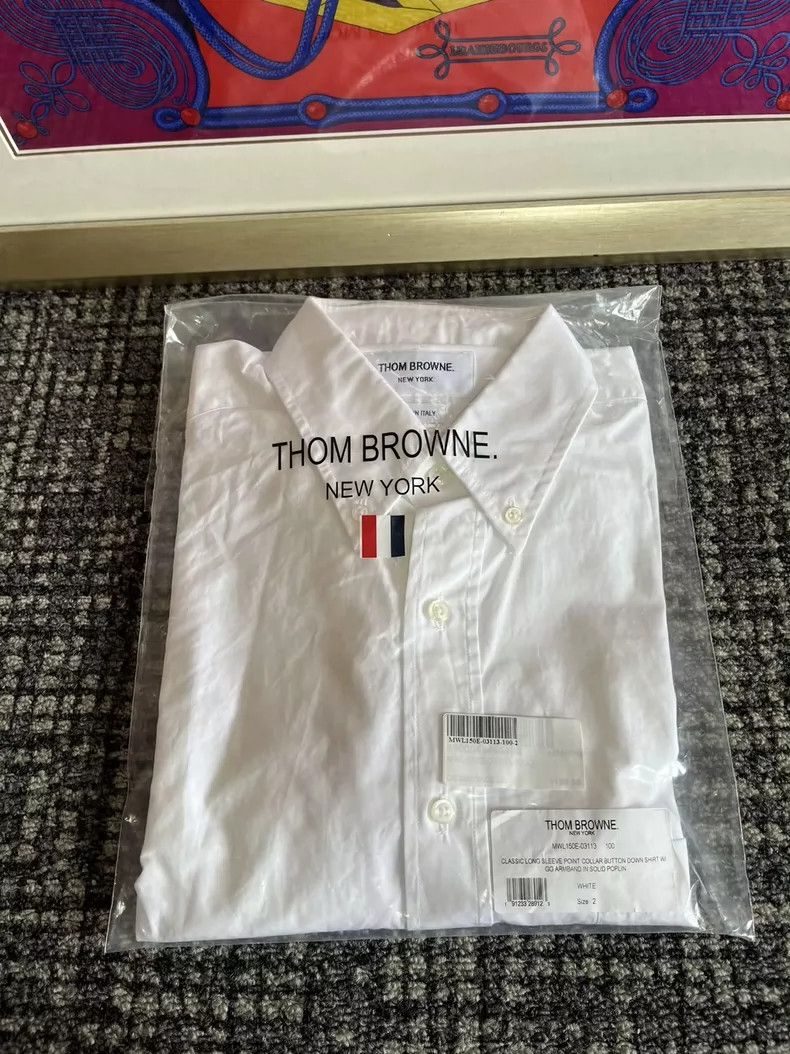 Thom Browne Thom Browne Classic white shirt Size US M / EU 48-50 / 2 - 1 Thumbnail
