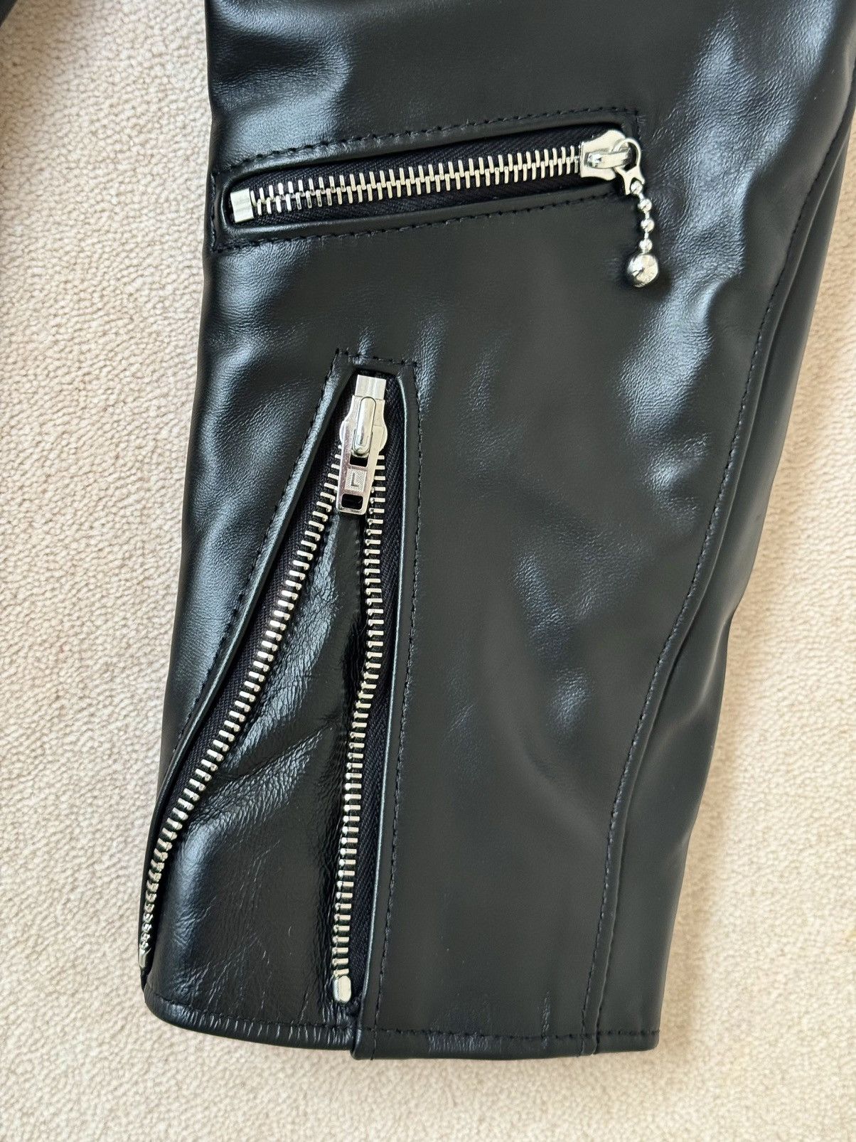 Lewis Leathers Lewis Leathers 391 Lightning Custom Horsehide Black Size 38 Size US XXS / EU 40 - 5 Thumbnail