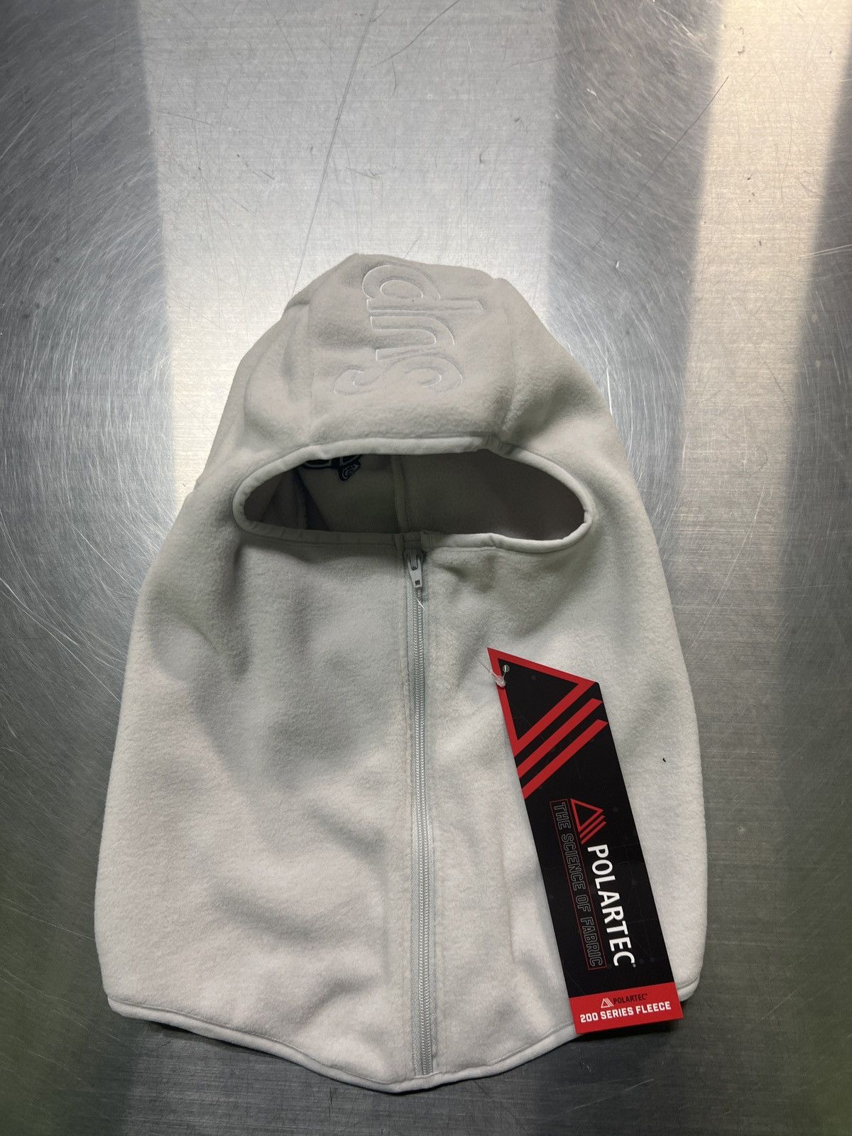 image of Supreme Polartec Mask in White, Men's