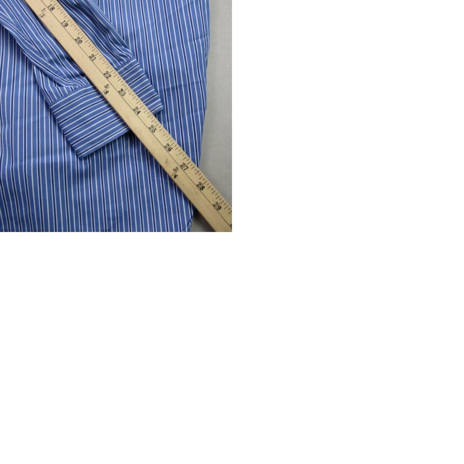 Polo Ralph Lauren Polo Ralph Lauren Shirt Mens Blue Long Sleeve Button Up 16.5 Large Casual Knitted 100% Cotton 4 Seasons Regular Fit Size US L / EU 52-54 / 3 - 9 Thumbnail