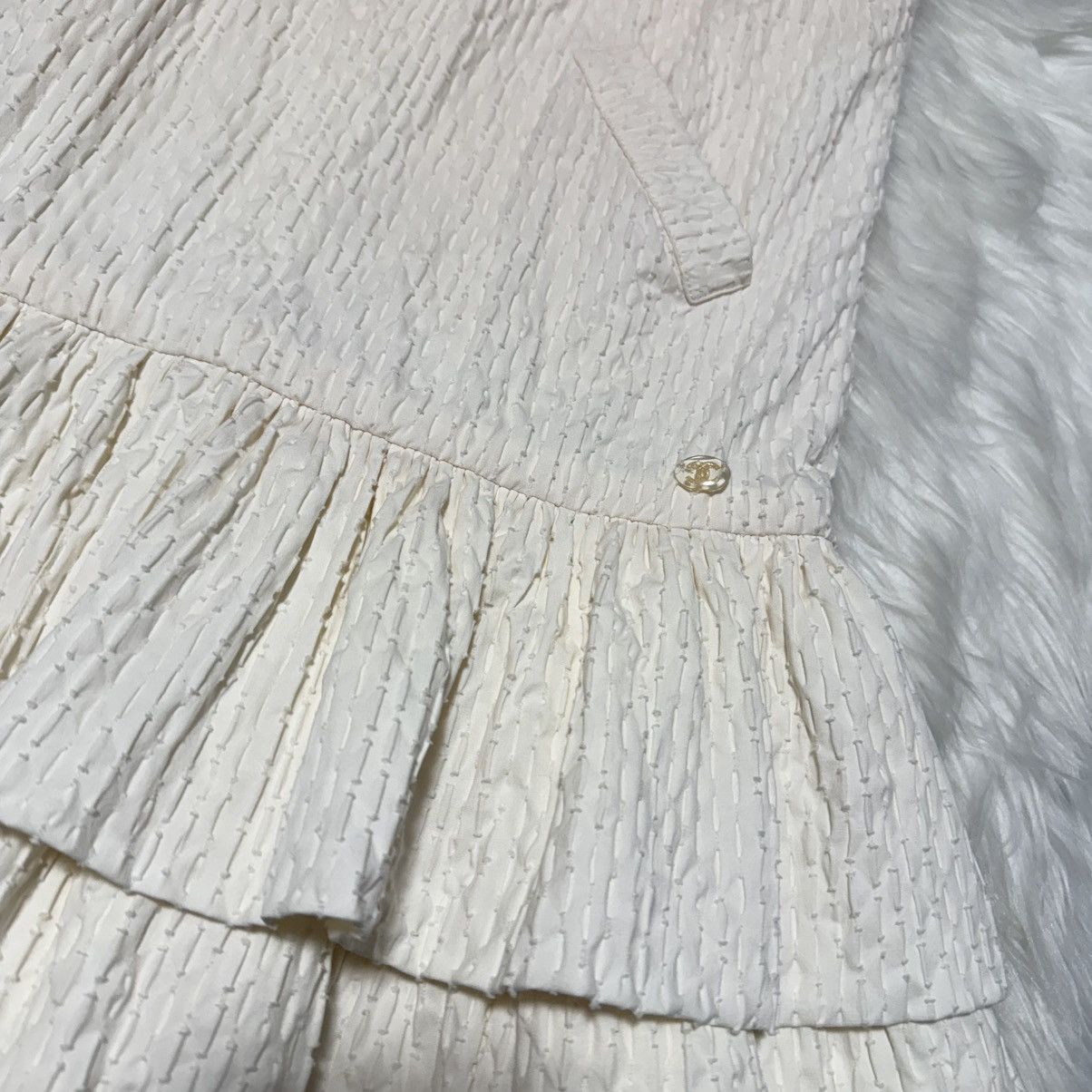 Chanel Genuine Chanel COCO decoration tiered sleeveless dress 36 Size XS / US 0-2 / IT 36-38 - 8 Thumbnail