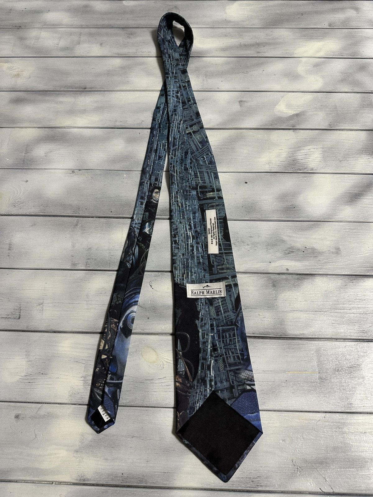 Ralph Marlin Rare Vintage Tie Ralph Marlin x Star Trek 1994 “Borg” USA Size ONE SIZE - 4 Thumbnail