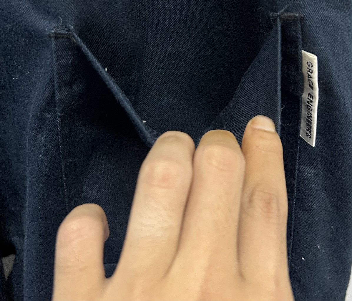Japanese Brand × Vintage Vintage Grace Engineer's GE-157 Work Overalls – Navy Blue Size US 38 / EU 54 - 14 Thumbnail