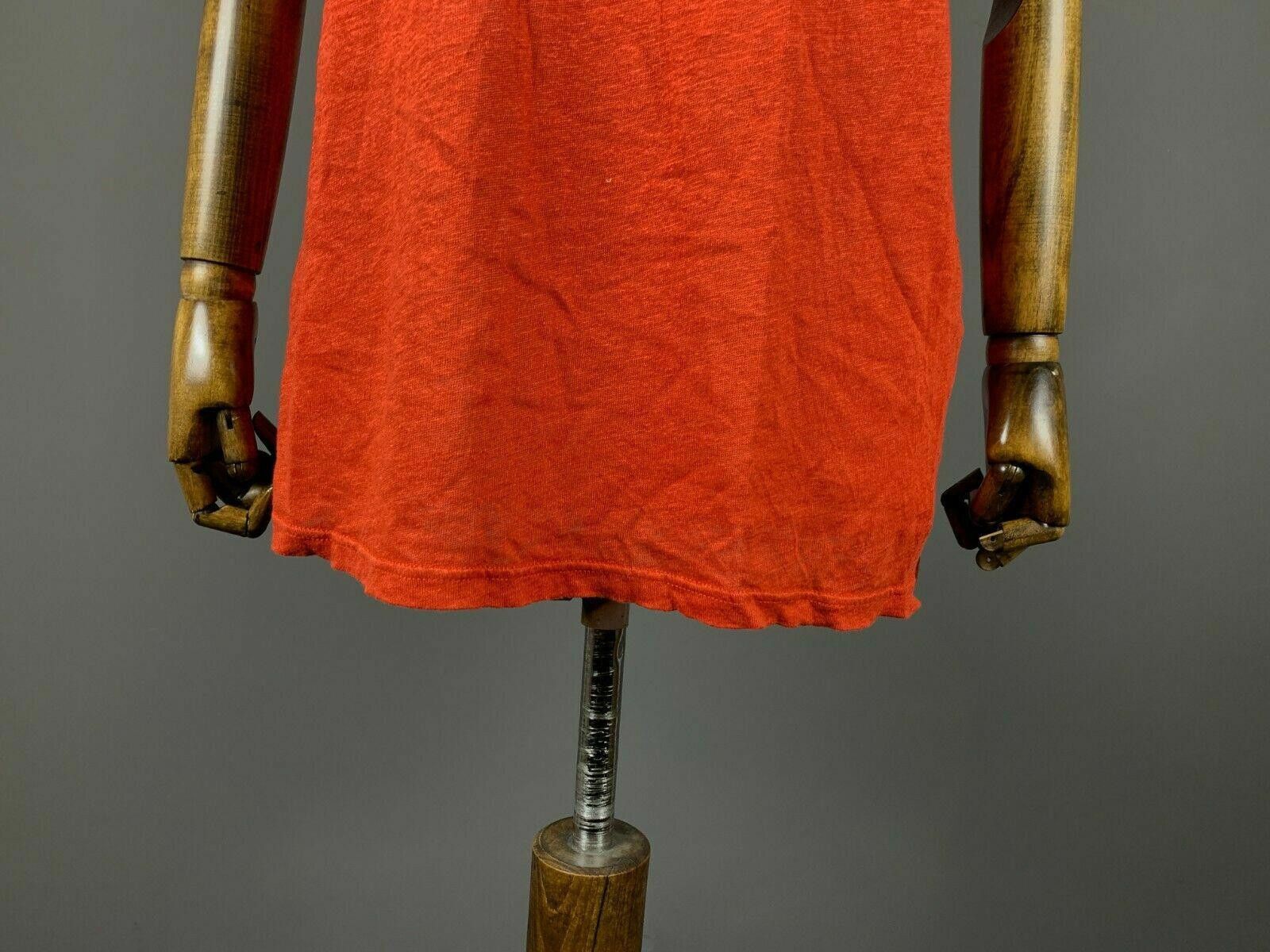 Iro Iro Paris Orange Short Sleeve 100% Oversized T-Shirt Size L Size L / US 10 / IT 46 - 3 Thumbnail