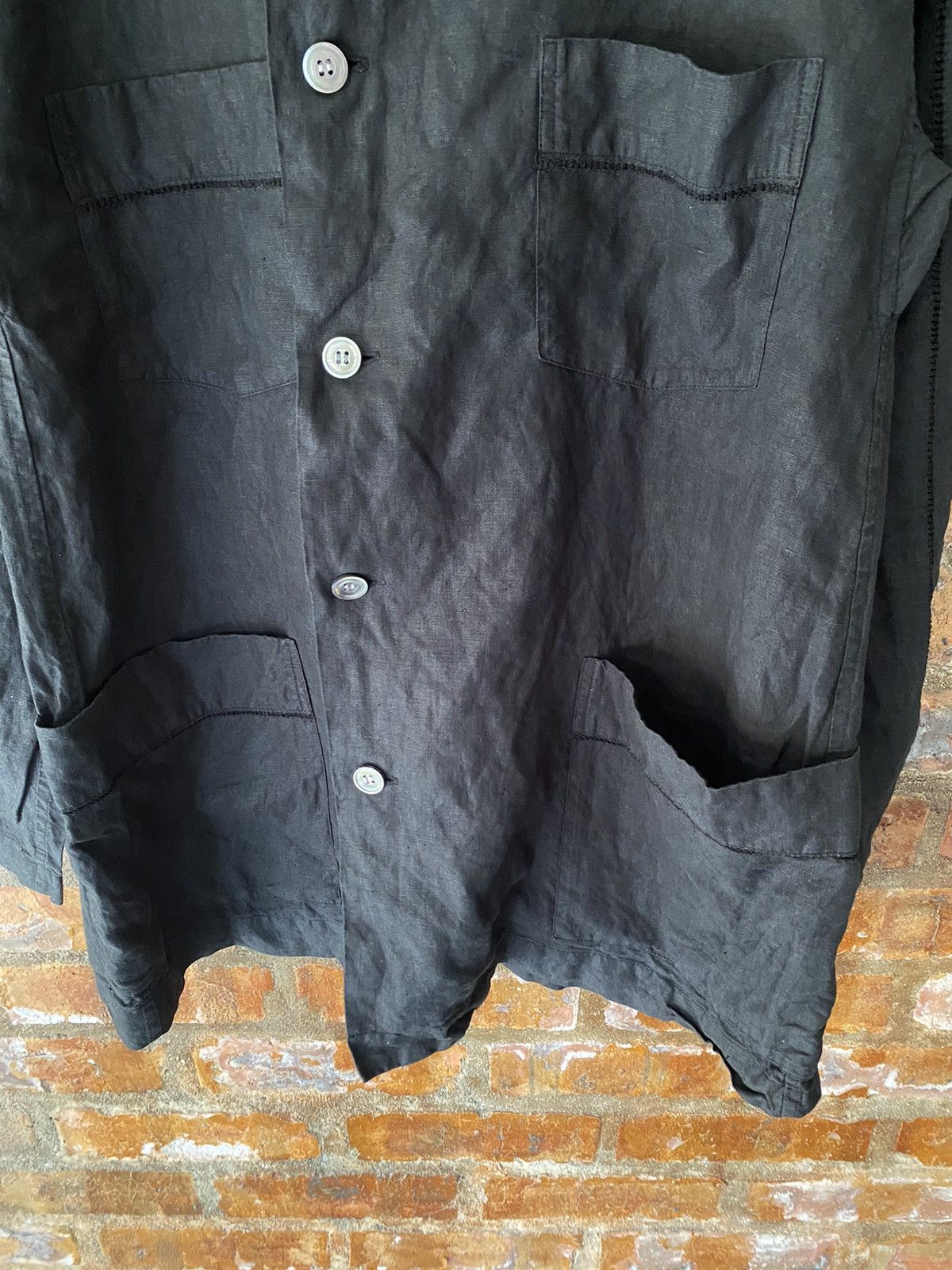 Issey Miyake 🔥SS91 Issey Miyake Hemp Light Jacket Size US M / EU 48-50 / 2 - 7 Thumbnail