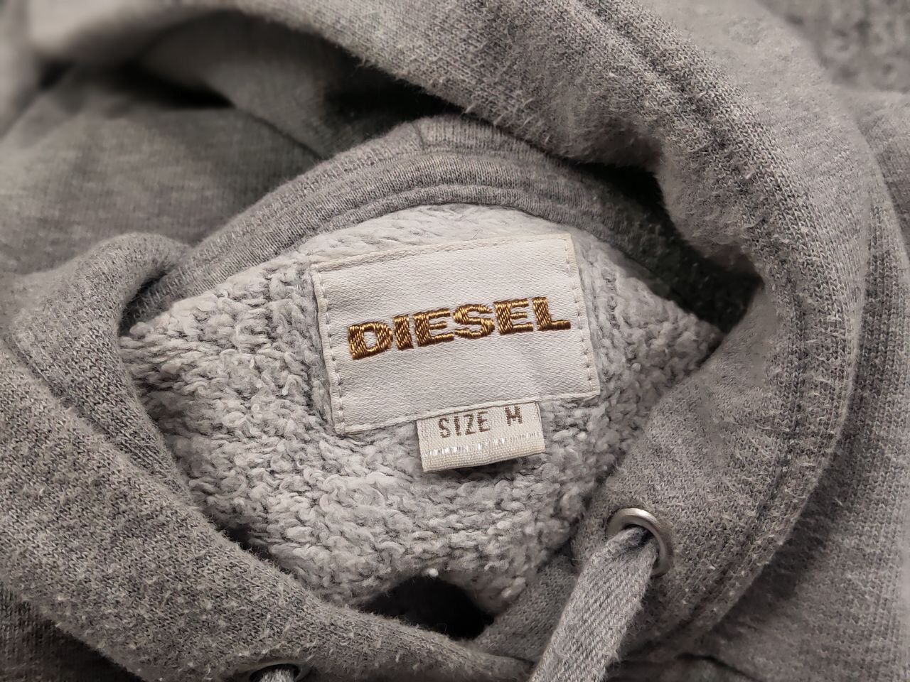 Diesel Vintage Diesel Logo Gray Hoodie Y2K Style Size US M / EU 48-50 / 2 - 15 Thumbnail