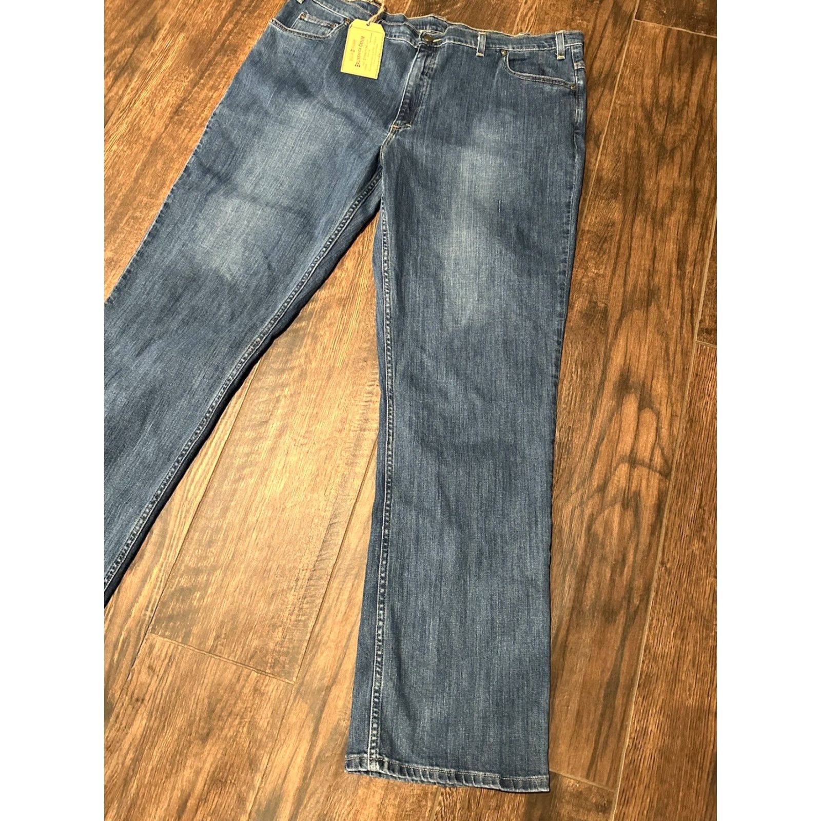 Bills Khakis Bills Khakis Men's 5 Pocket Standard Fit Blue Denim Jeans 42x34 5S32-SWD NWT Size US 42 / EU 58 - 2 Thumbnail