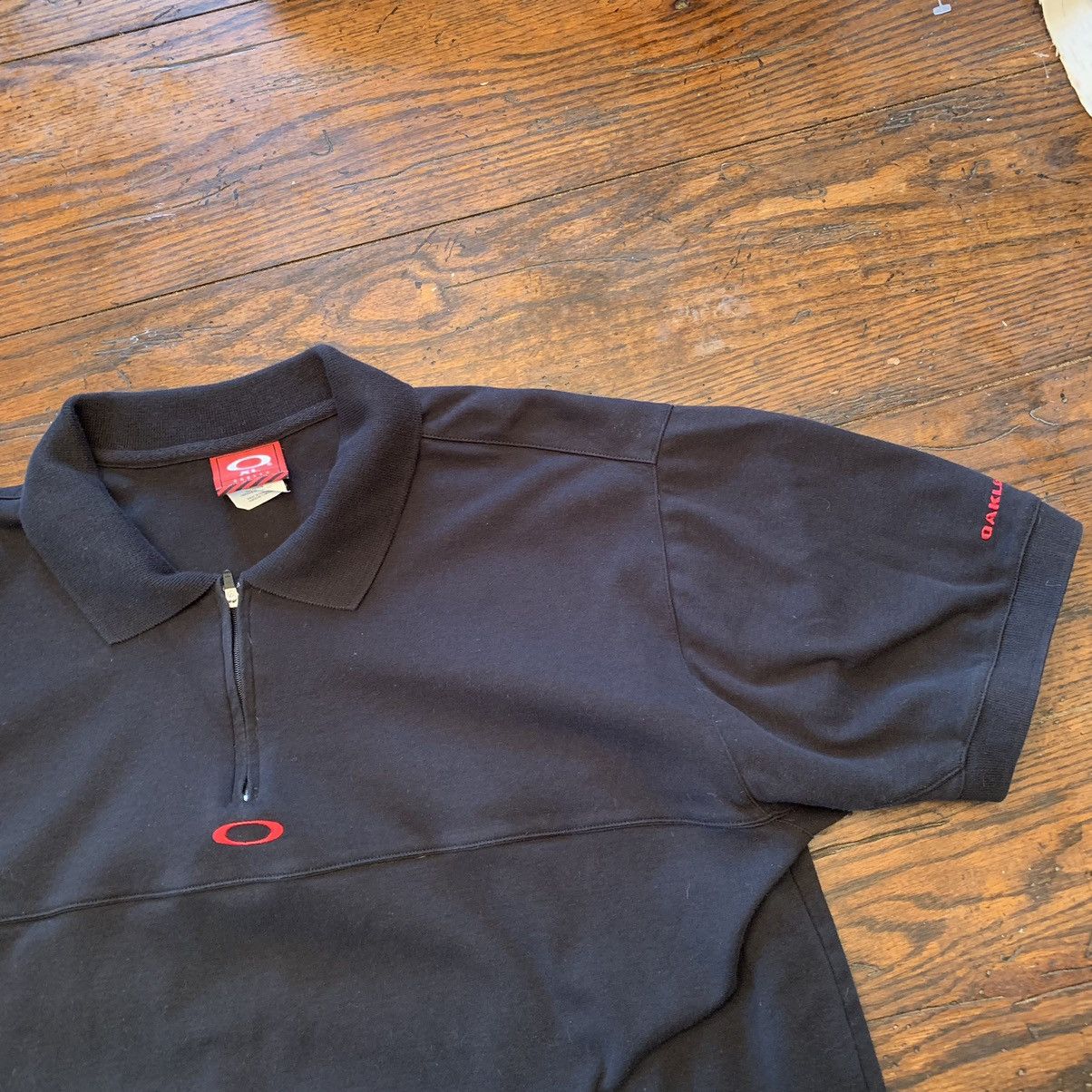Oakley Vintage Oakley Quarter Zip Polo Shirt Size US XL / EU 56 / 4 - 4 Thumbnail