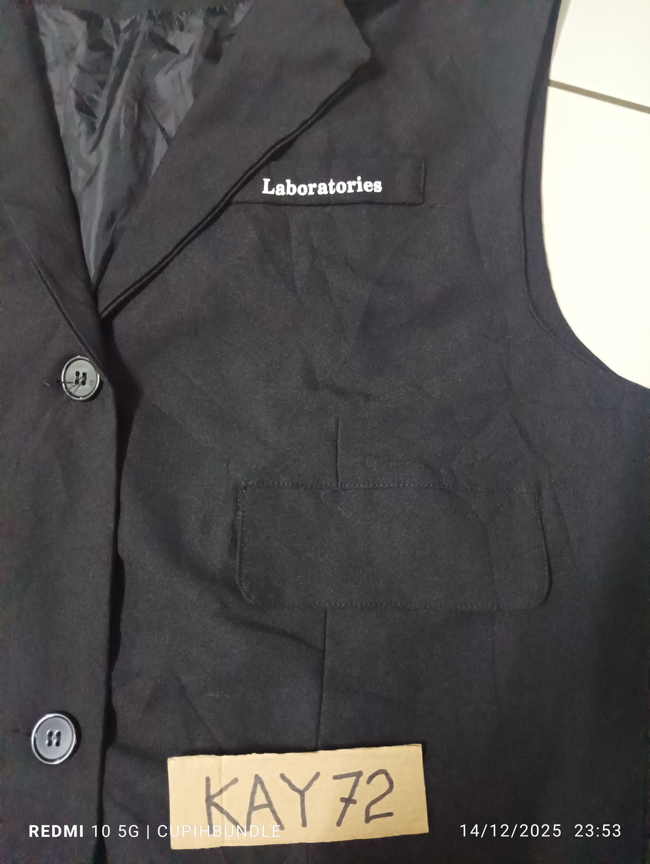 Undercover UNDERCOVER HAL LABORATORIES VEST Size M / US 6-8 / IT 42-44 - 3 Thumbnail