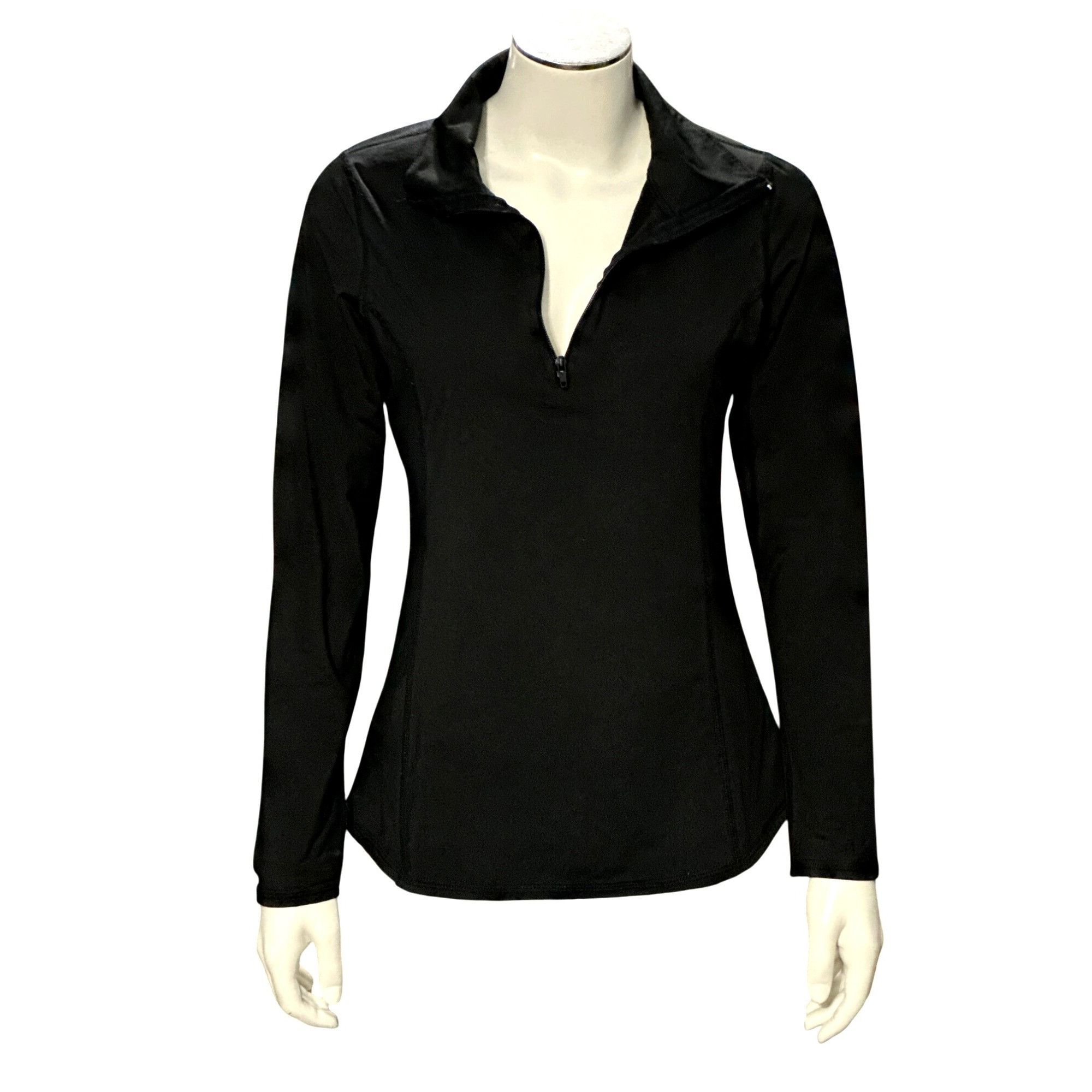 Other CCC Black Long Sleeve Quarter Zip Athletic Wear Pullover Jac Size M / US 6-8 / IT 42-44 - 1 Thumbnail