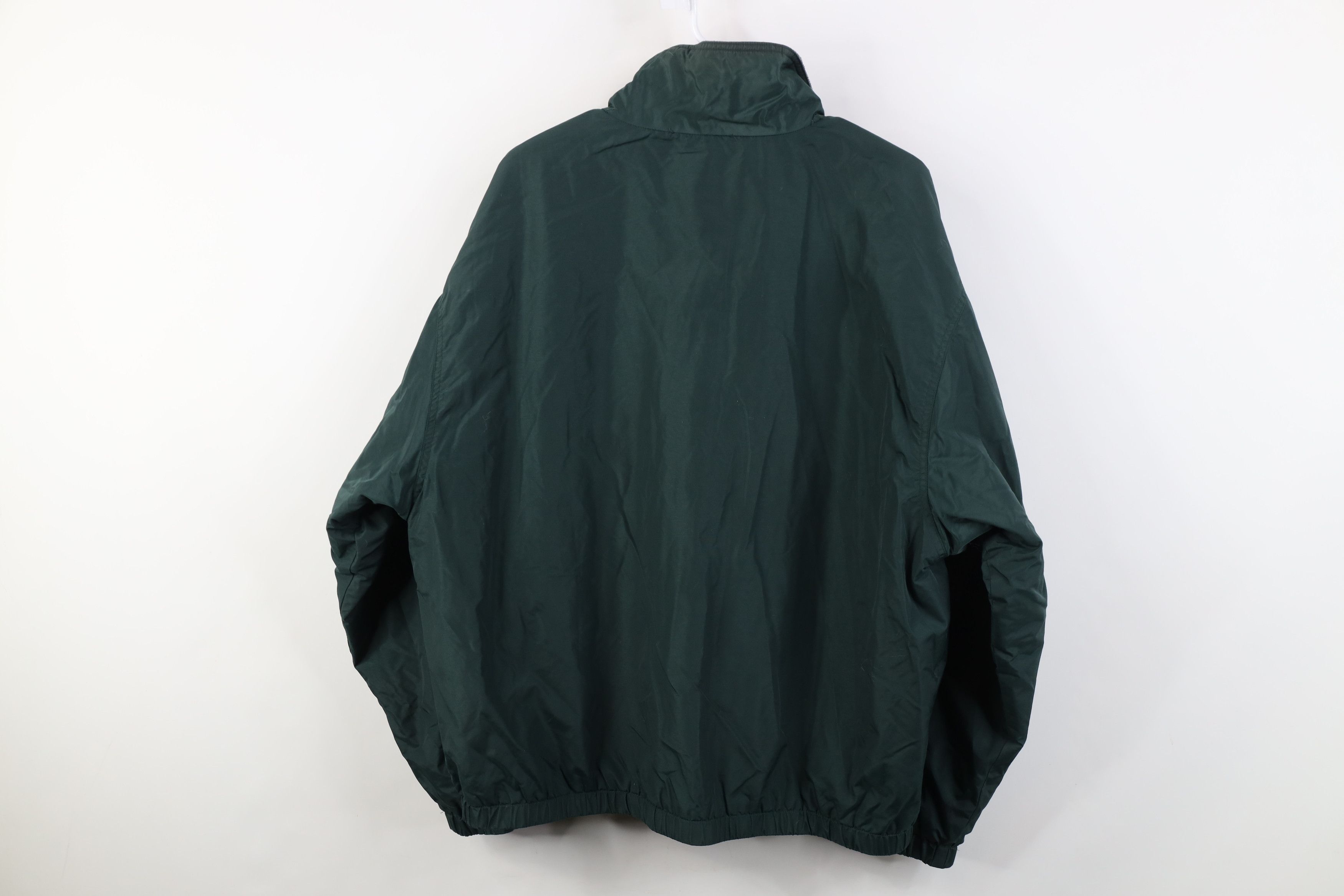 Vintage Vintage 90s Y2K Streetwear Fleece Lined Bomber Jacket Green Size US L / EU 52-54 / 3 - 12 Thumbnail