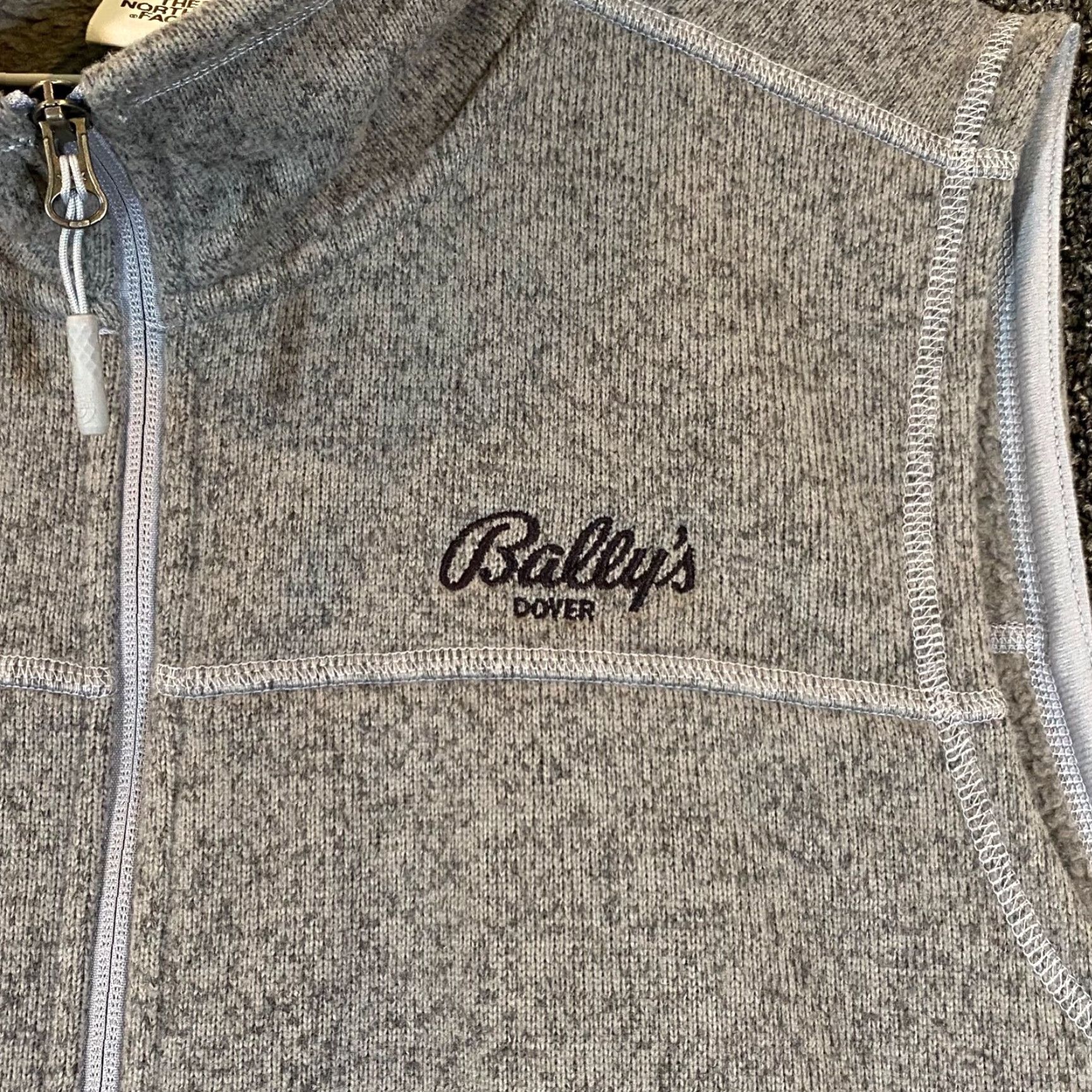 The North Face The North Face Vest Mens Extra Large Gray Full Zip Fleece Ballys Casino Dover Size US XL / EU 56 / 4 - 4 Thumbnail