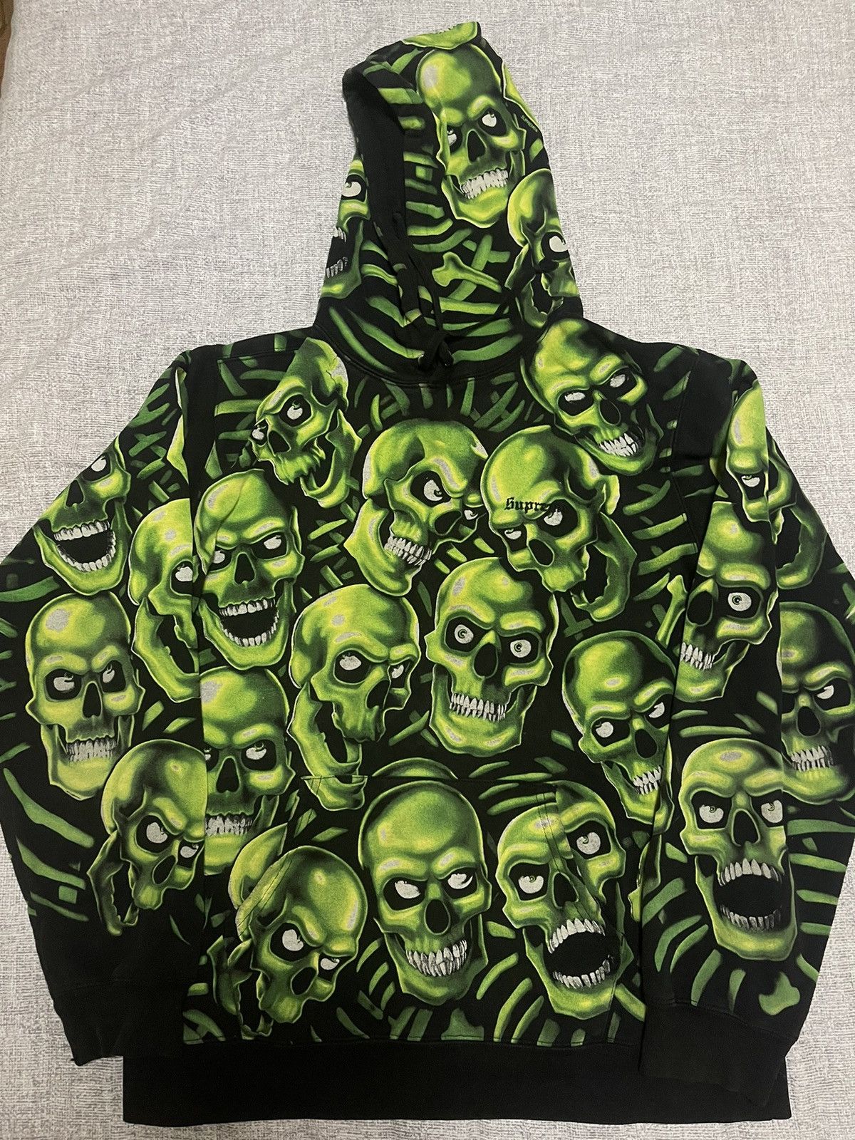 Supreme Supreme skull pile hooded hoodie sweatshirt Grailed