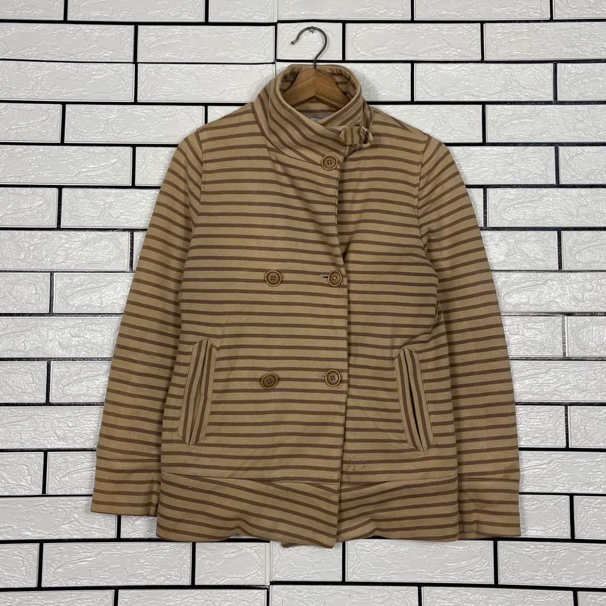 Japanese Brand 📌Vintage Striped Cardigan Bomber Boston Nine Issey Miyake Size US M / EU 48-50 / 2 - 2 Thumbnail