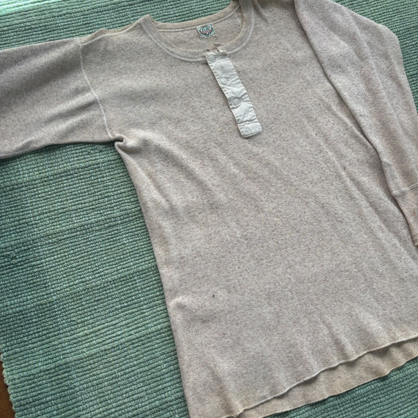 Vintage 1940s 50s Wool Long Sleeve Undershirt E&W Sz M/L As-Is Size US M / EU 48-50 / 2 - 4 Thumbnail