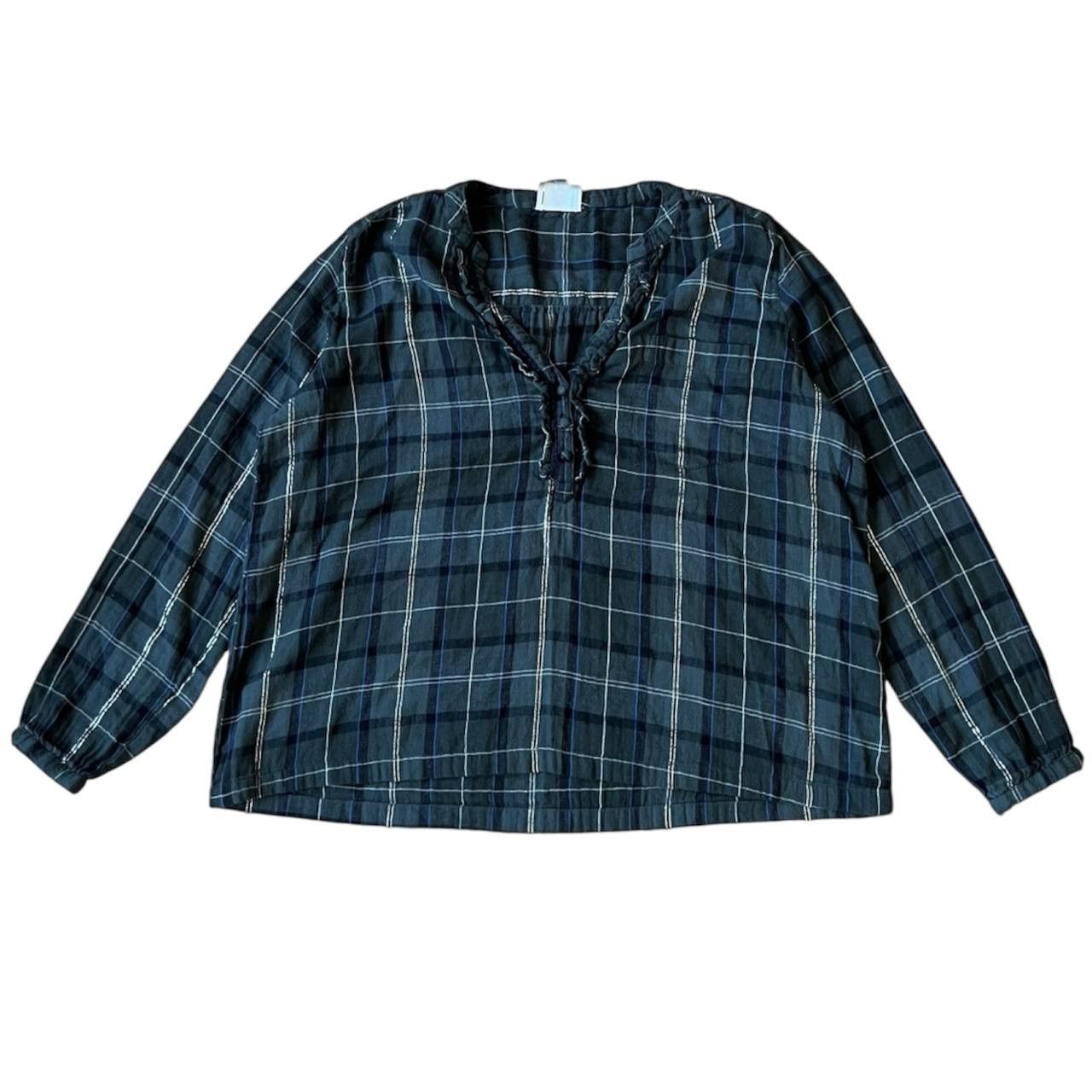 Sezane SEZANE WOMAN CLASSIC COTTON PLAID BUTTON SHIRT BLOUSE SZ 40 Size S / US 4 / IT 40 - 1 Thumbnail