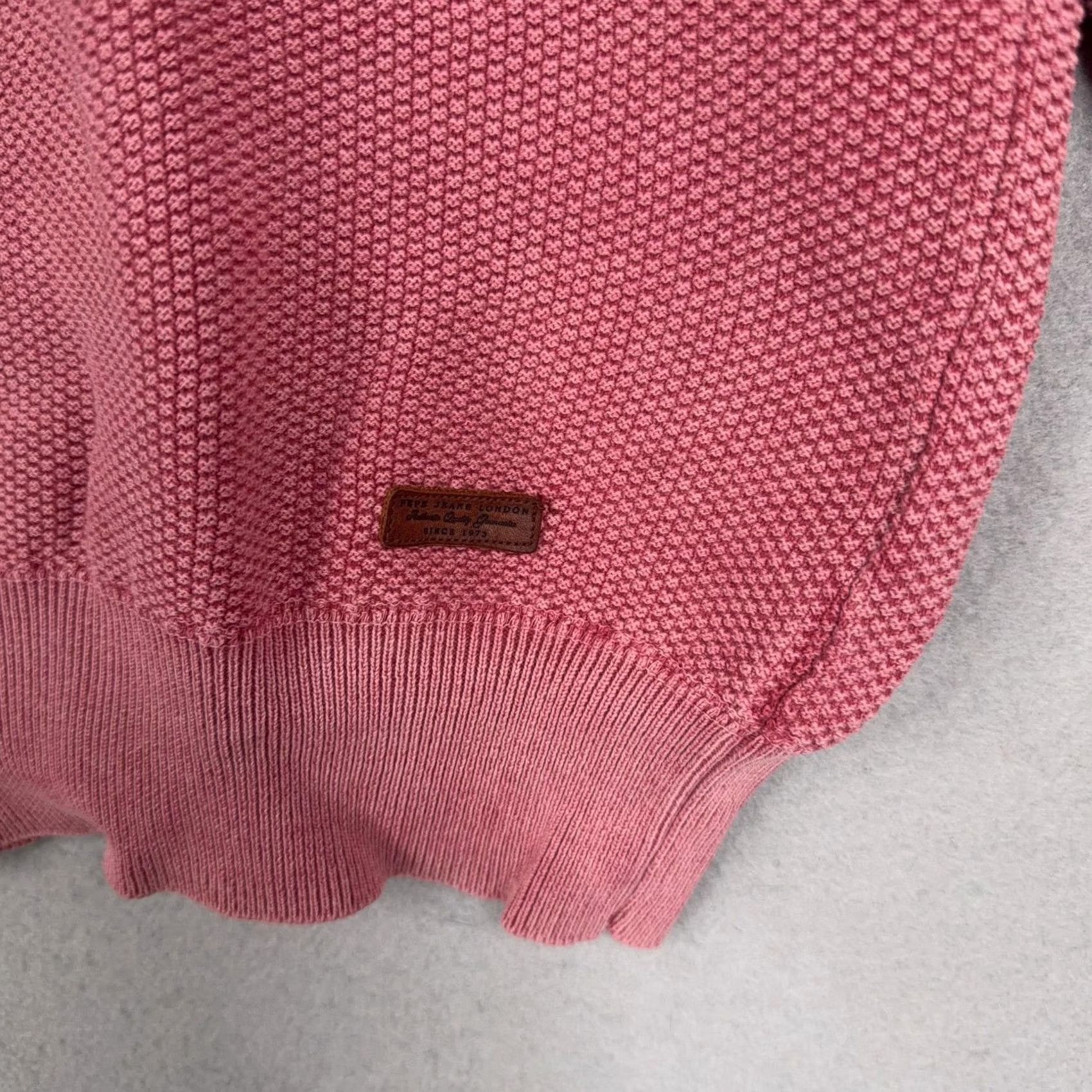 Pepe Jeans Pepe Jeans Sweater Mens Medium Pink Slim Fit Cotton Crewneck Knit London Hip Hop Size US M / EU 48-50 / 2 - 4 Thumbnail