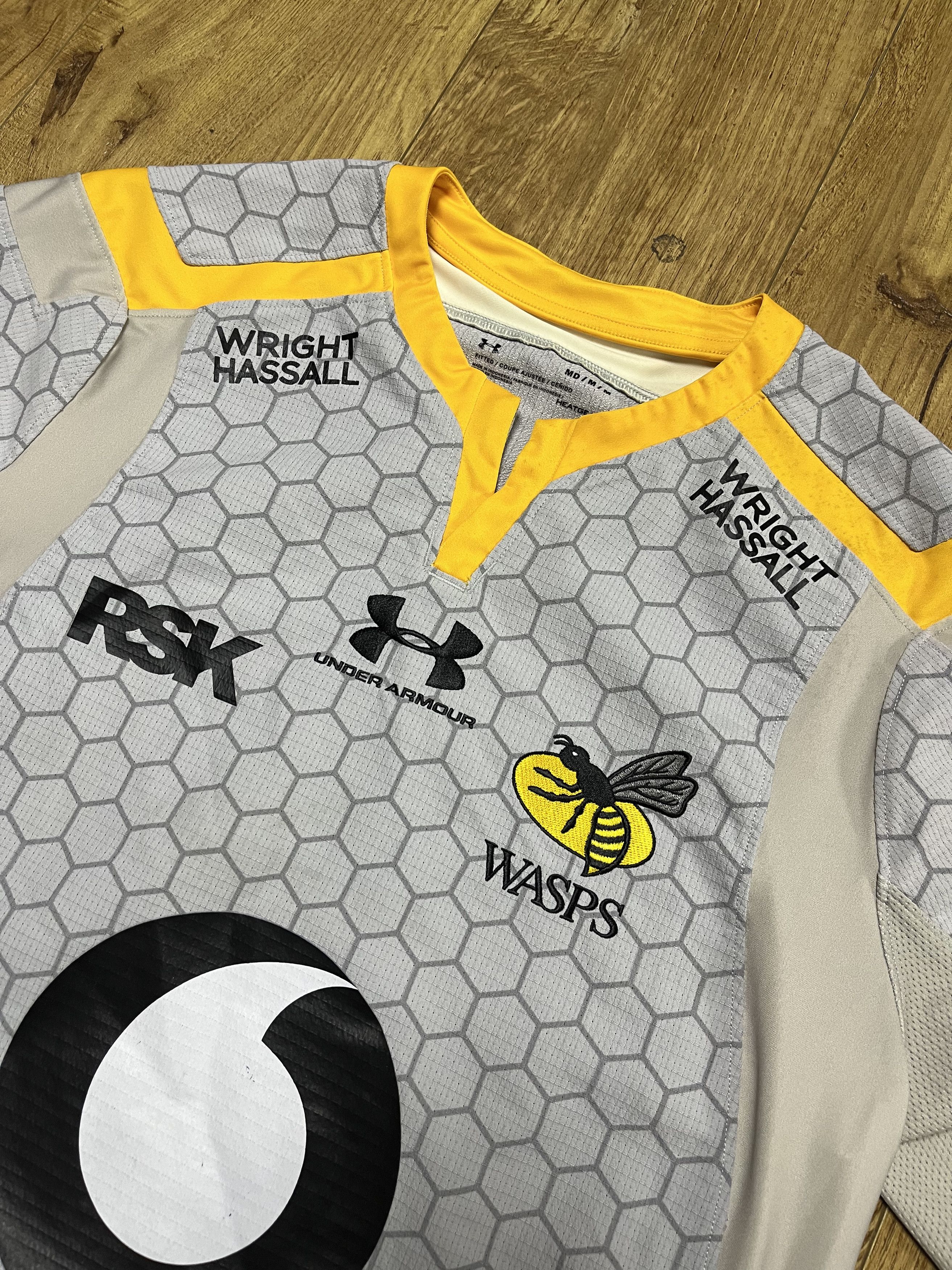 Under Armour 2020-21 London Wasps Rugby Jersey Under Armour Away Shirt Size US M / EU 48-50 / 2 - 2 Thumbnail