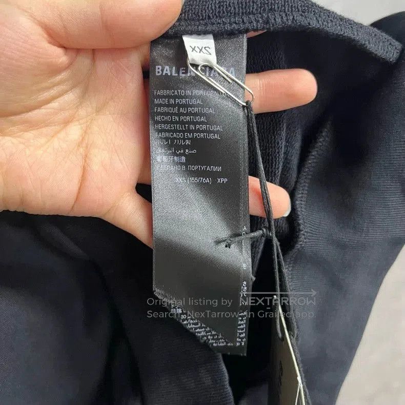 Balenciaga Balenciaga Logo Print Zip Hoodie. Size US XXL / EU 58 / 5 - 4 Thumbnail