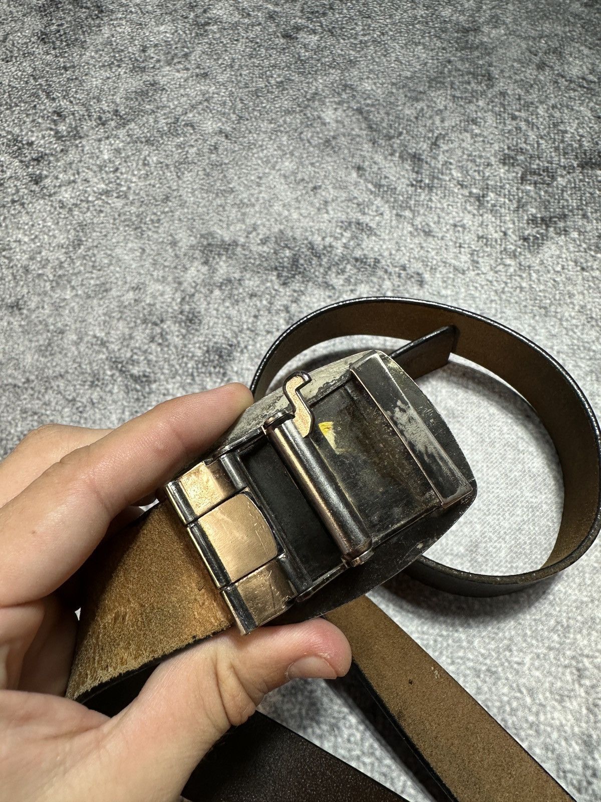 Leather × Levi's Vintage Levi’s Logo Belts Streetwear Leather Style Rare USA Size ONE SIZE - 3 Thumbnail