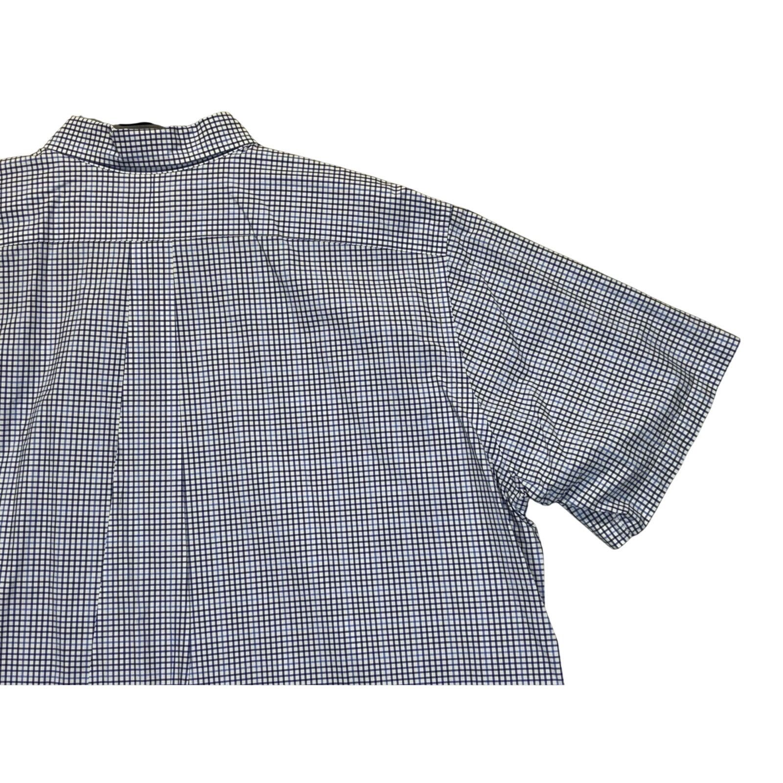 Polo Ralph Lauren Ralph Lauren Men’s 2XB Blue Plaid Short Sleeve Button Down Size US XXL / EU 58 / 5 - 18 Thumbnail