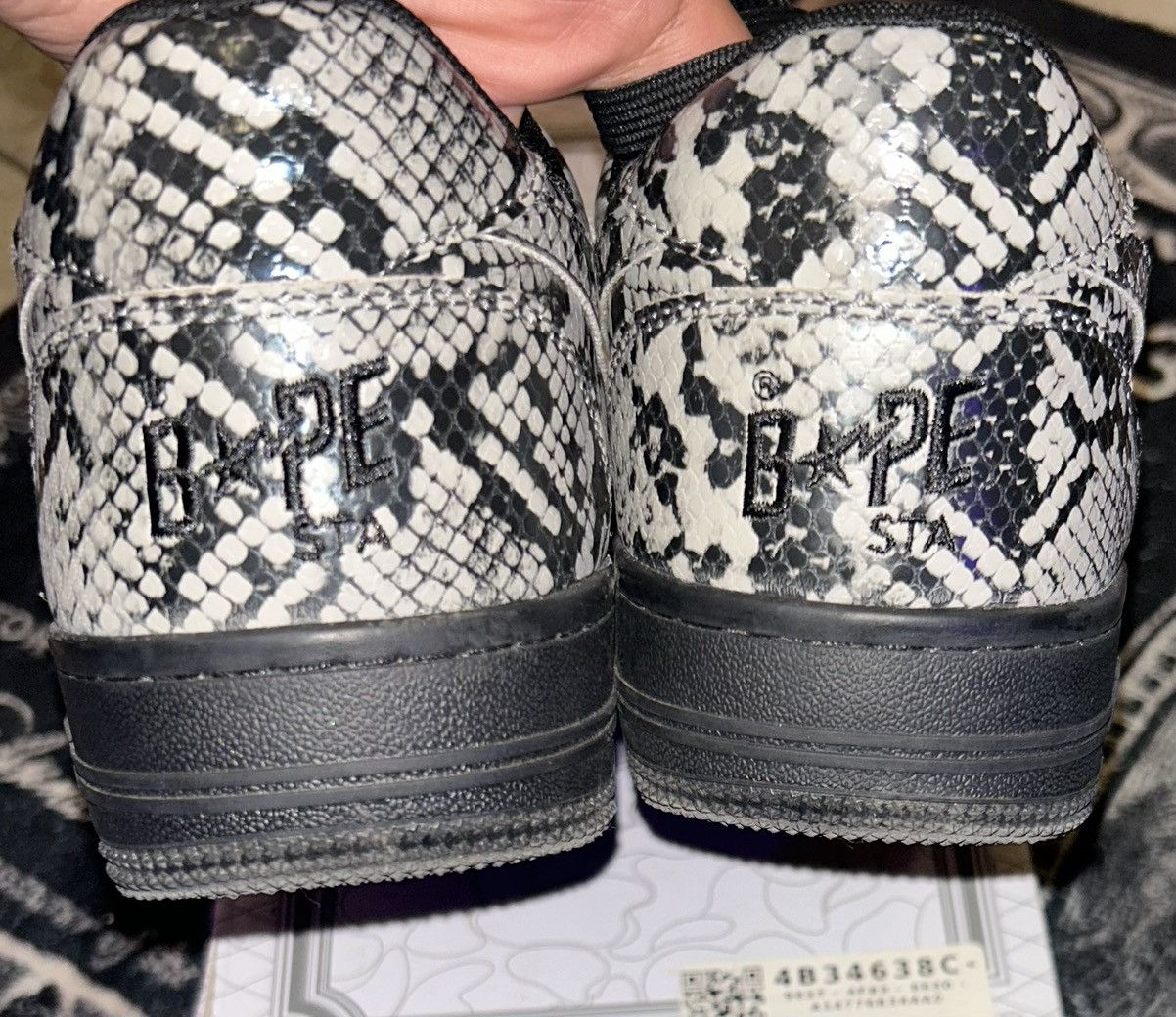 Bape BAPE STA snakeskin print Size US 9 / EU 42 - 4 Thumbnail