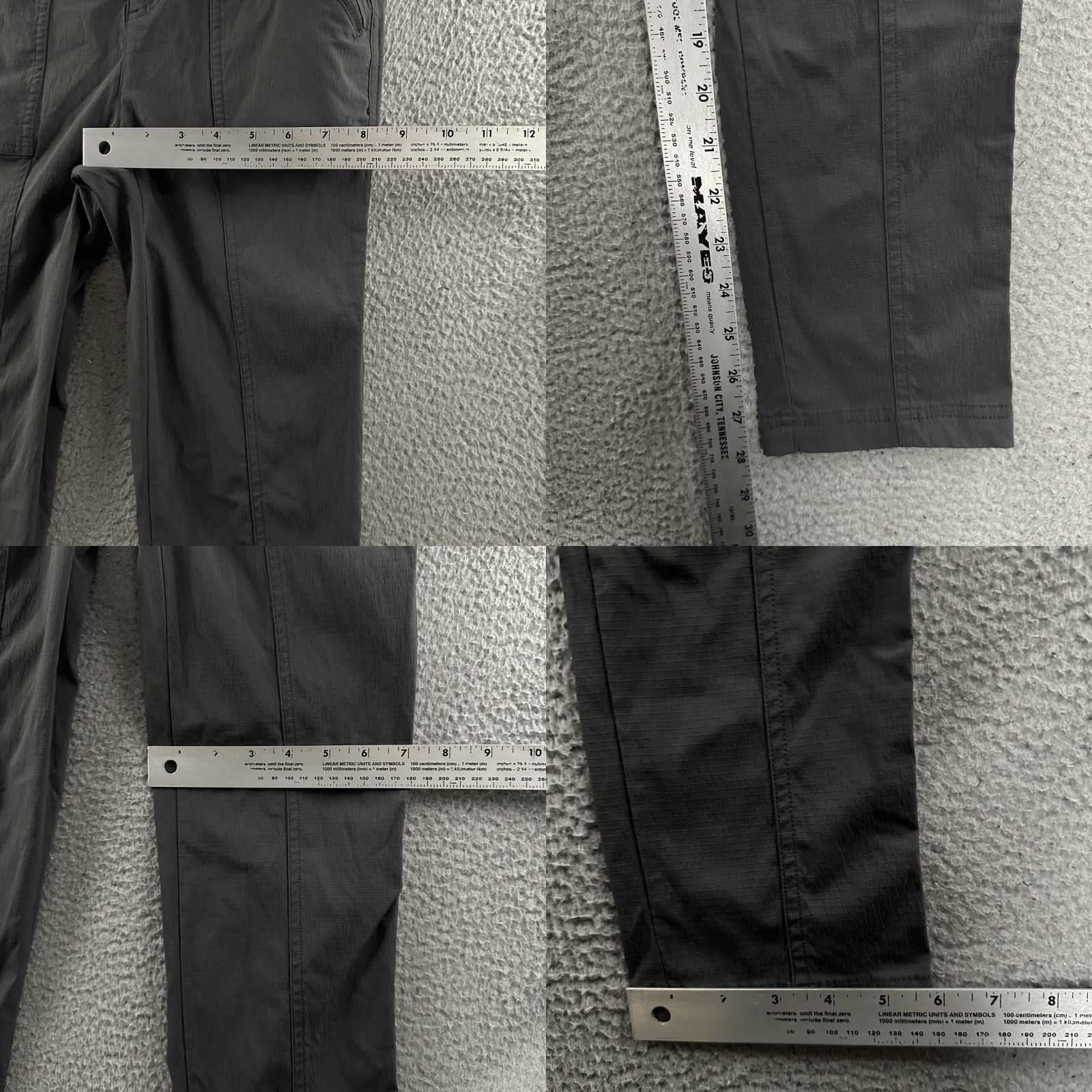 Avalanche Avalanche Womens Pants Gray Size Small Utility Zip Pocket Stretch Nylon Blend Size 28" / US 6 / IT 42 - 8 Thumbnail