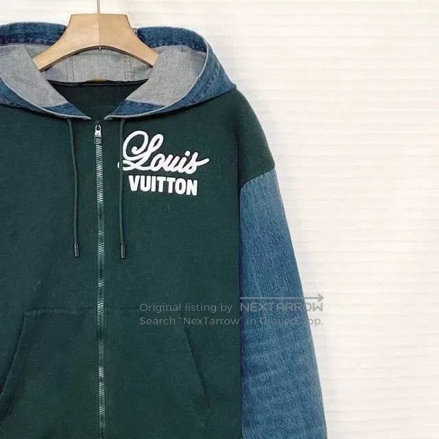 Louis Vuitton Louis Vuitton FW22 Patchwork Logo Zip Hooded Jacket. Size US M / EU 48-50 / 2 - 3 Thumbnail