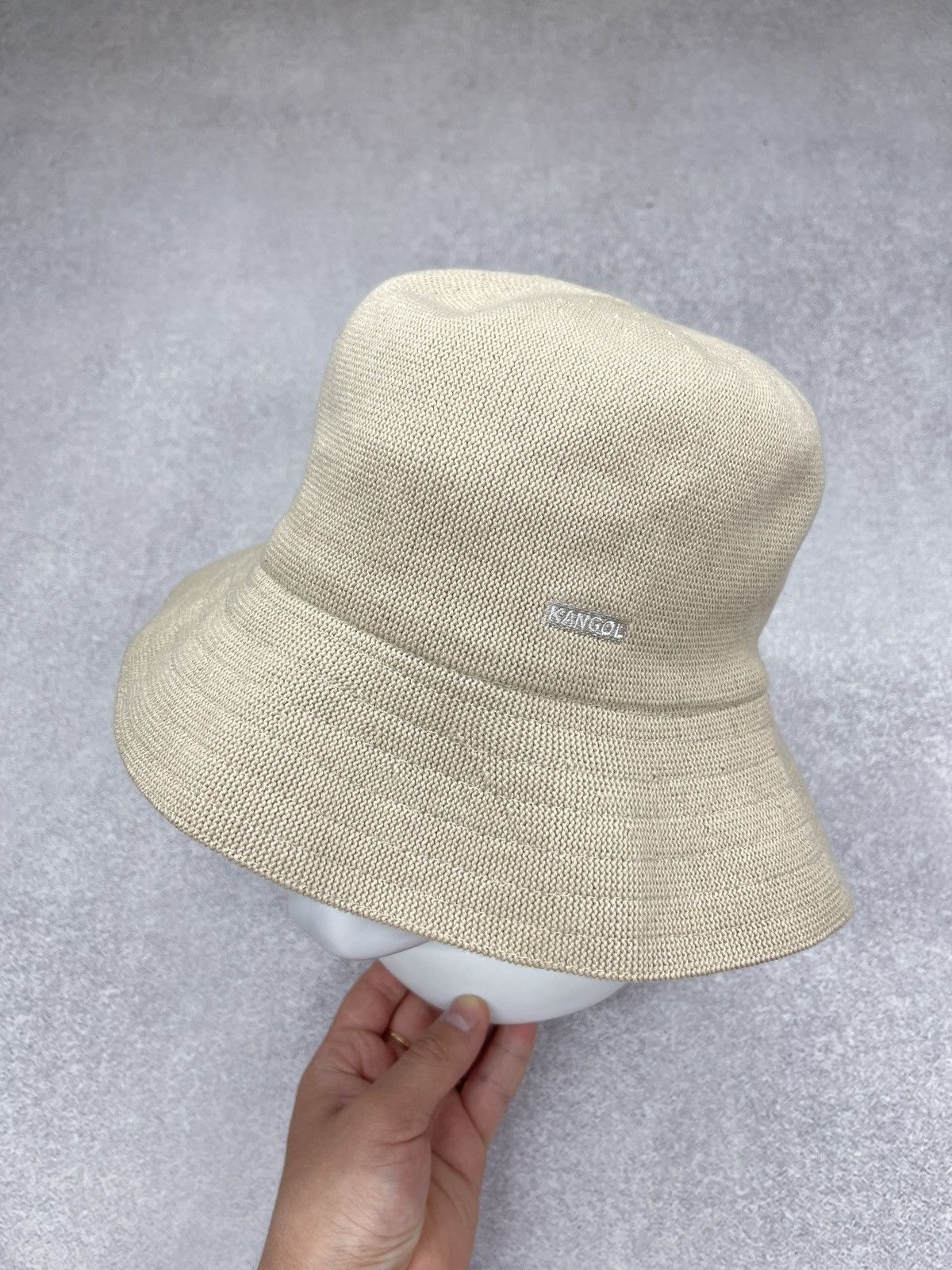 Kangol Kangol Luxury Cotton Crusher Panama Hat Beige Size ONE SIZE - 1 Thumbnail