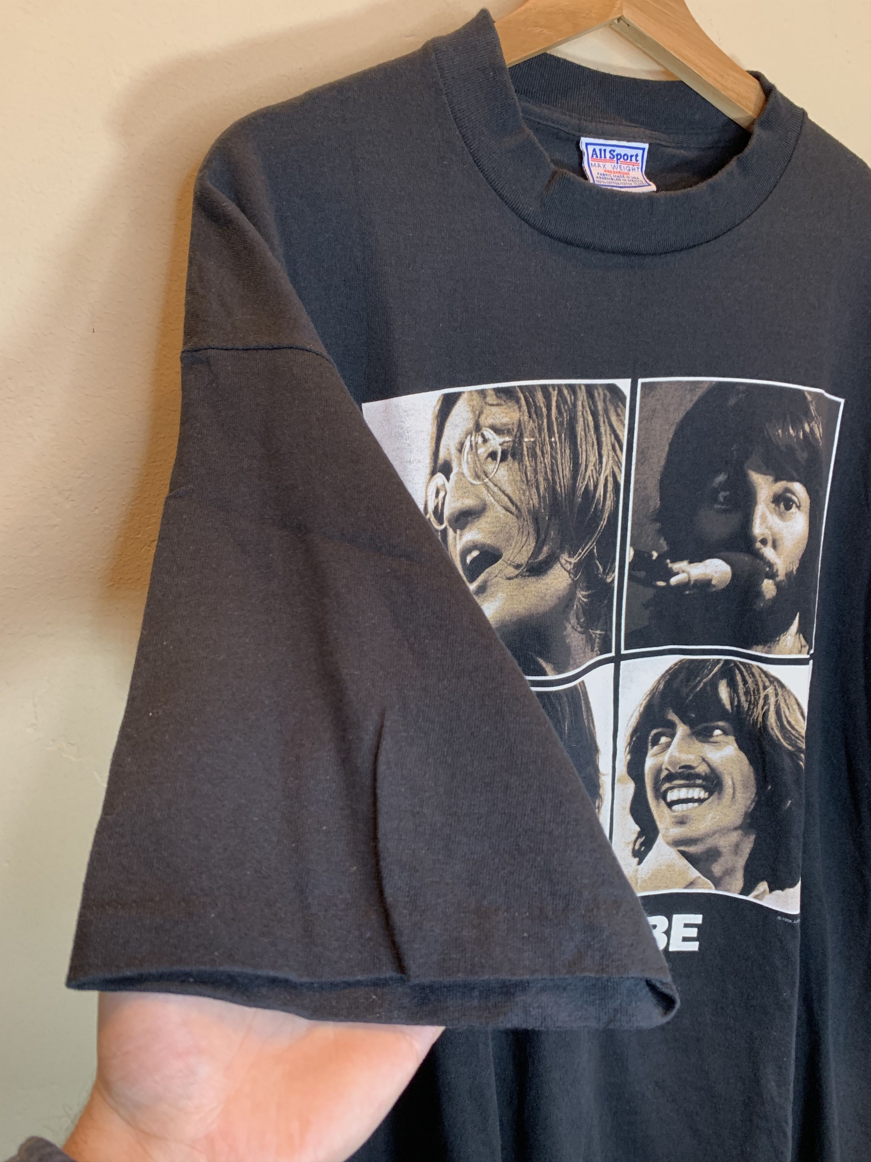 Band Tees RARE Vintage 90s The Beatles Let It Be Single Stitch T-Shirt Size US XL / EU 56 / 4 - 5 Thumbnail