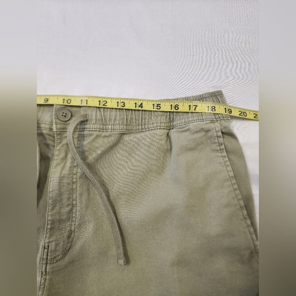 Shorty's Skateboards Mutual Waves Green Khaki Shorts Elastic Waist Drawstring XL Size US 38 / EU 54 - 5 Thumbnail