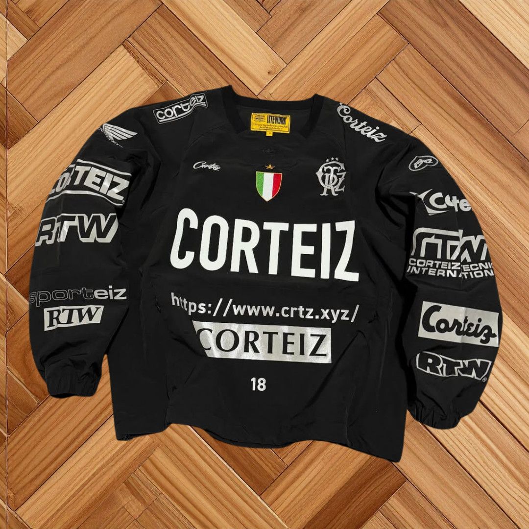 Corteiz Corteiz Sponsors Training Pullover Black | Grailed