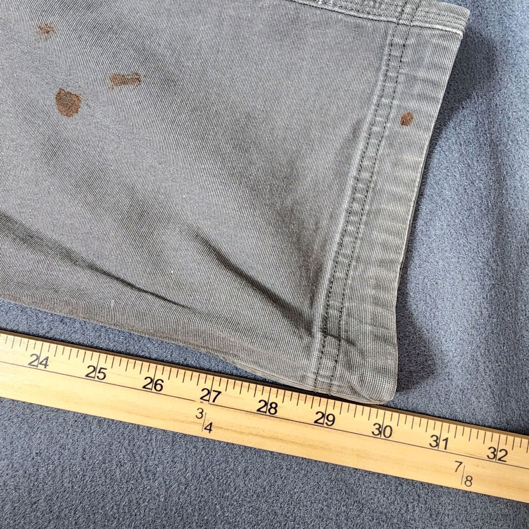 Duluth Trading Company Duluth Trading Mens Pants 36x30 Flex Fire Hose Cargo Painter Workwear Gray Front Flat cargo Straight Mens Size US 36 / EU 52 - 5 Thumbnail