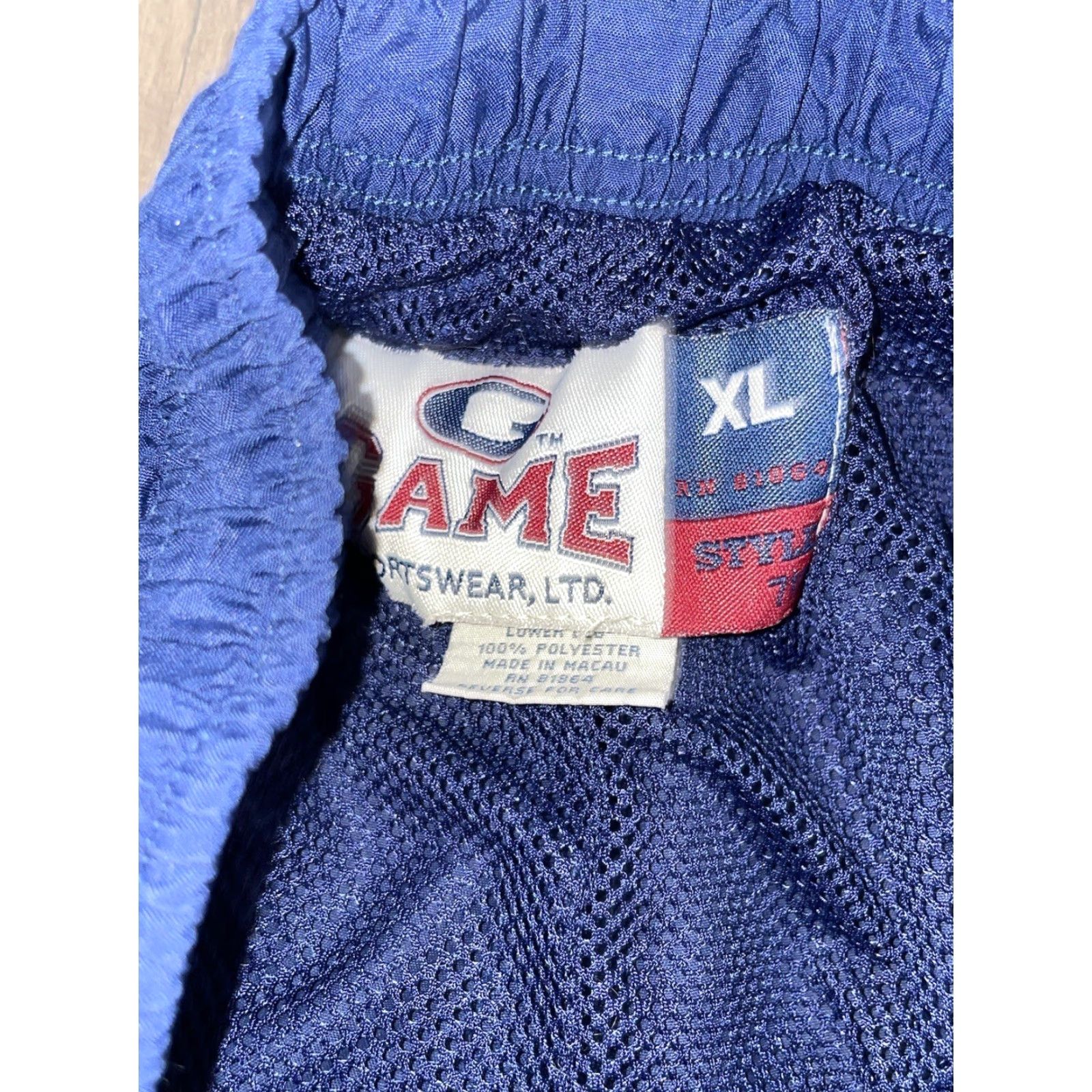 Vintage VINTAGE Sportswear Windbreaker Pants Blue XL Mens Track Pants Blue XL Size US 36 / EU 52 - 3 Thumbnail