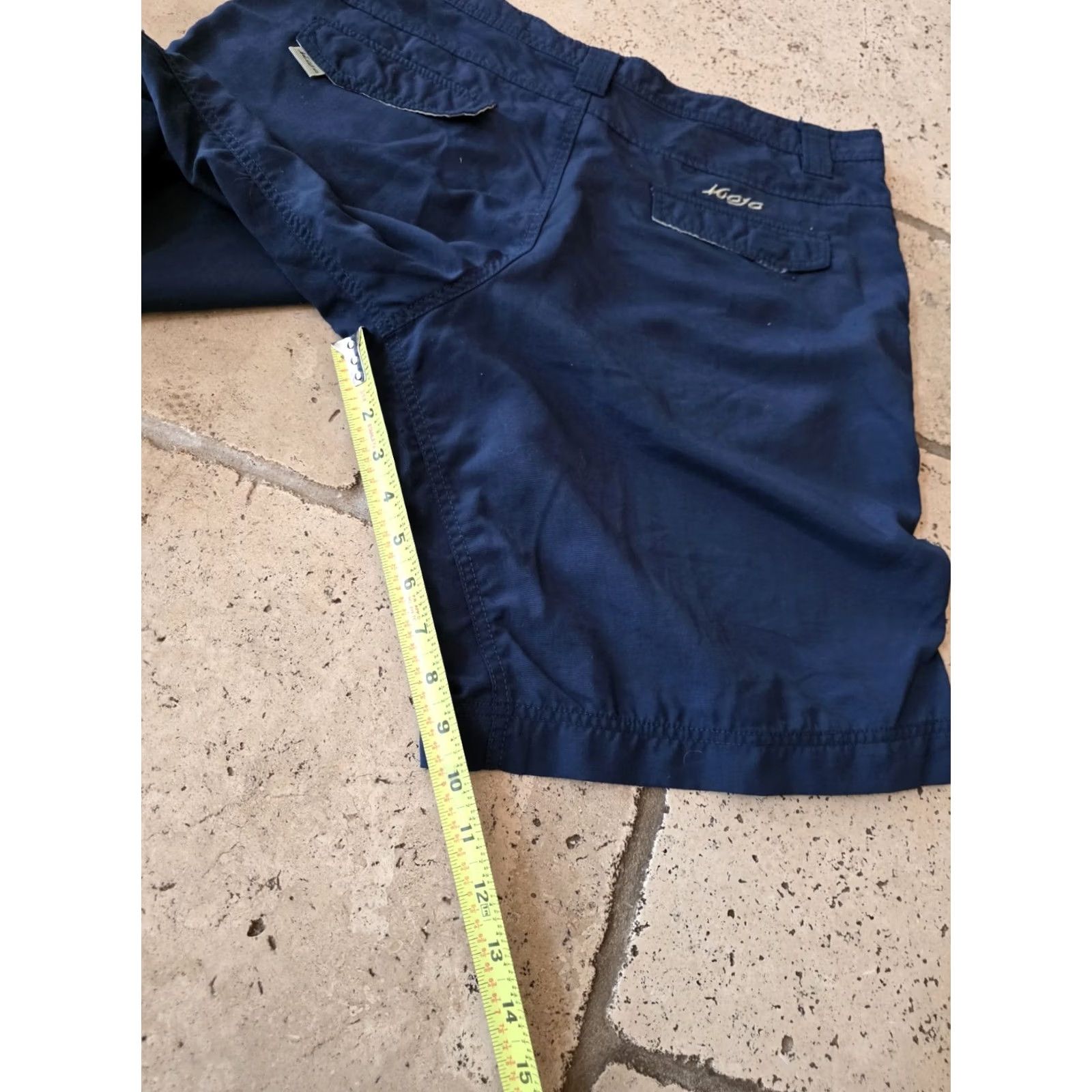 Vintage Mojo Fishing Shorts Mens 36 Blue Cargo Nylon Regular Pockets Adjustable Waist Breathable Sportwear Company Size US 36 / EU 52 - 5 Thumbnail