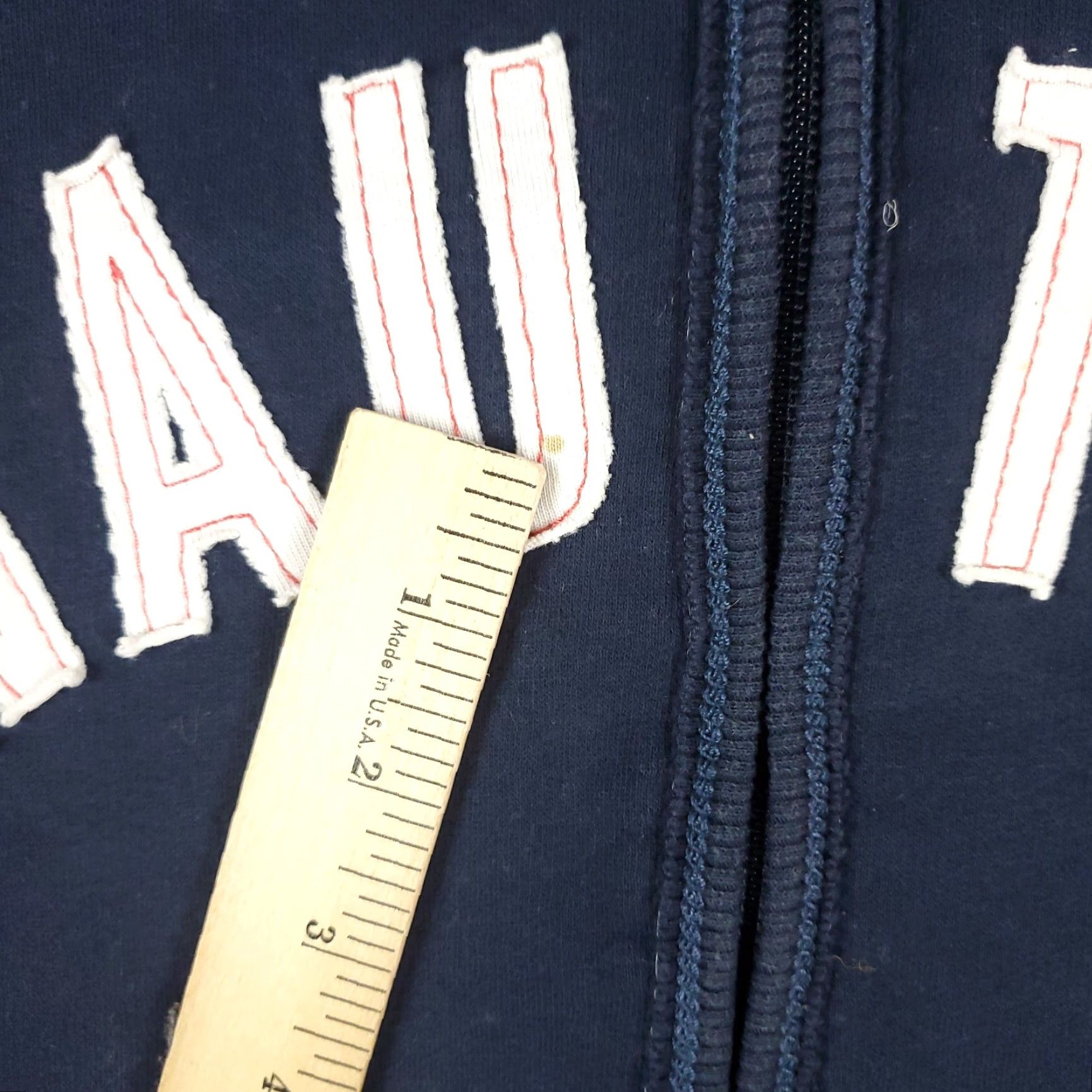 Nautica Nautica Jacket Mens Size Small Blue Knit Casual Full Zip Up Sweater * Size US S / EU 44-46 / 1 - 6 Thumbnail