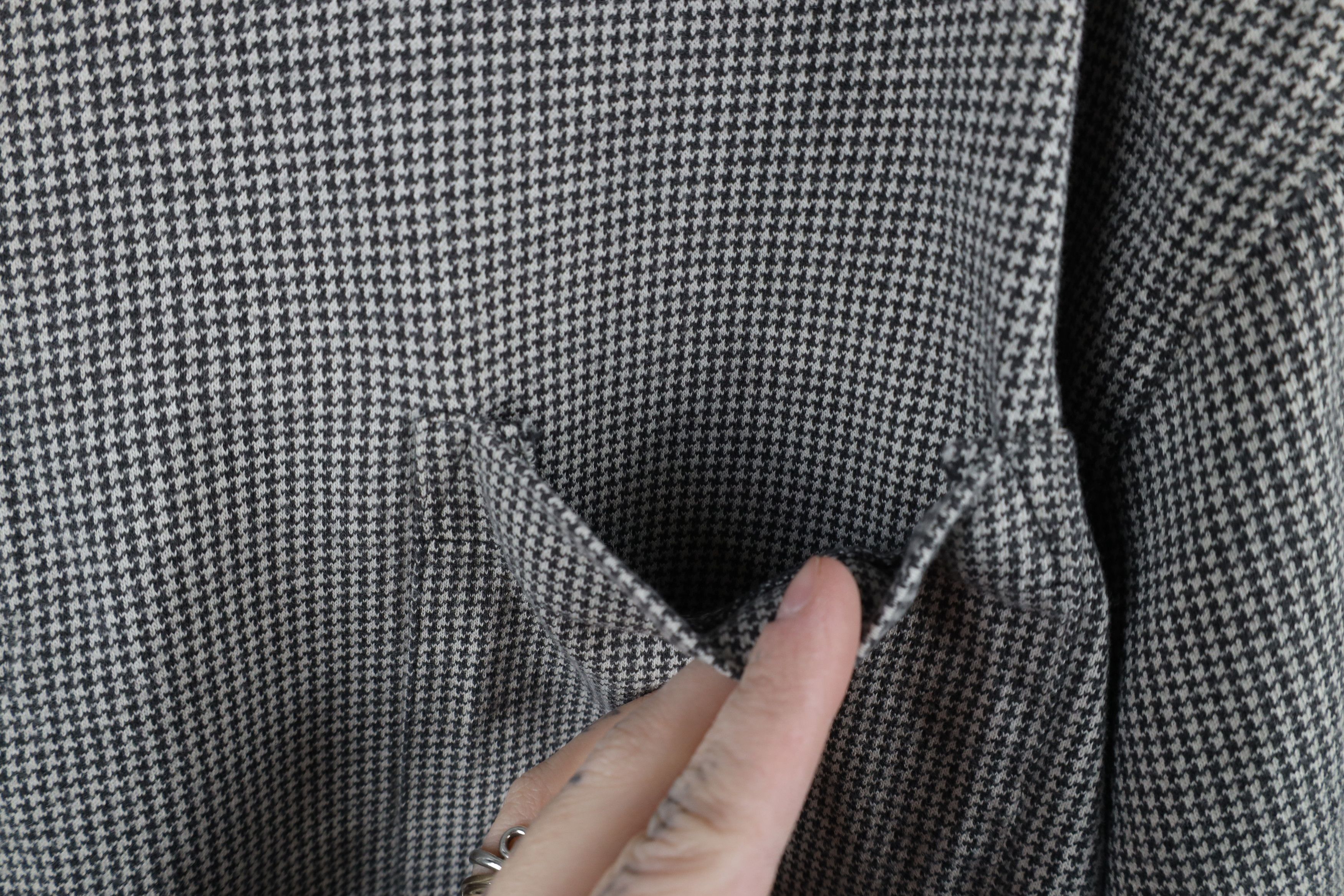 Vintage Vintage 90s Streetwear Houndstooth Knit Collared Polo Shirt Size US XXL / EU 58 / 5 - 4 Thumbnail