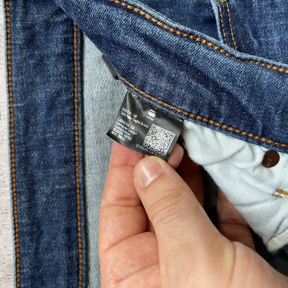 G-Star × Jean Gstar Raw 3301 Skinny Size US 38 / EU 54 - 10 Thumbnail